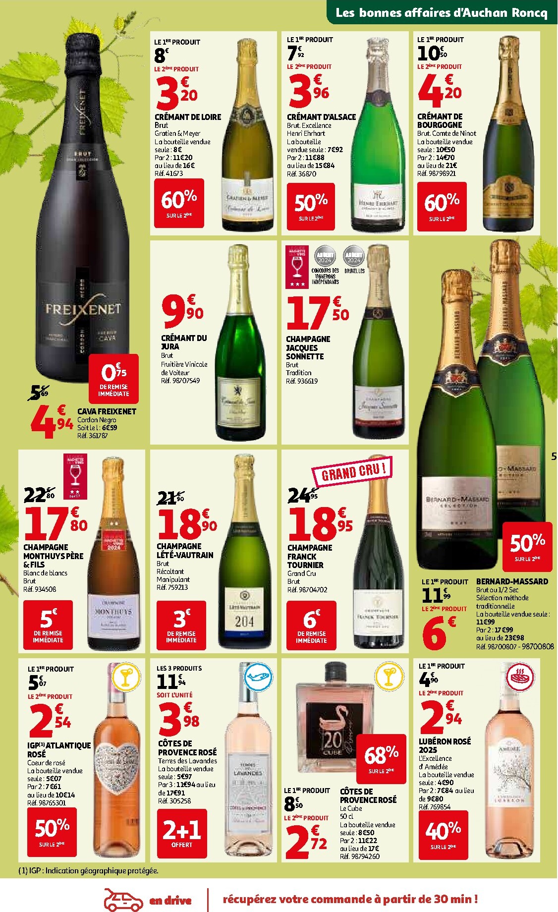 auchan - De Auchan - Foire aux vins de Printemps folder geldig vanaf 09/03/2026 t/m 07/04/2026 - page: 5