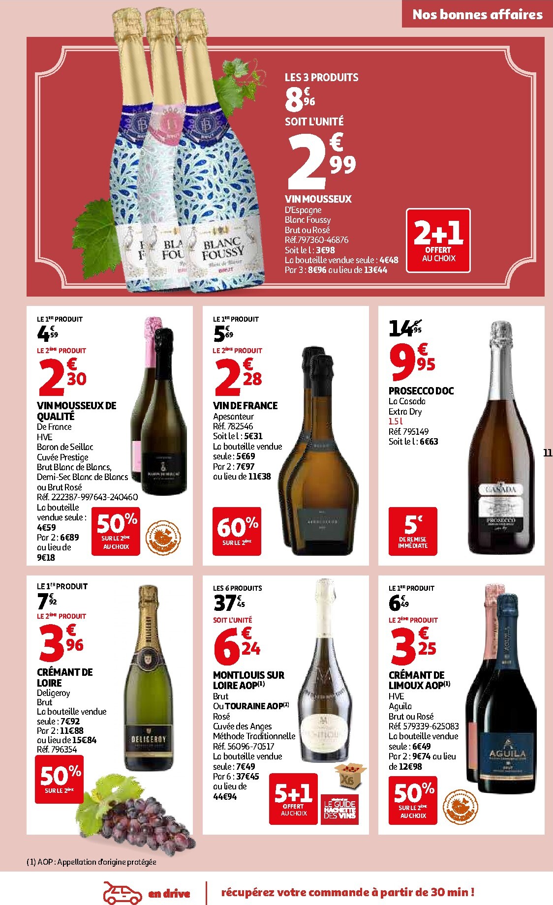 auchan - De Auchan - Foire aux vins de Printemps folder geldig vanaf 09/03/2026 t/m 07/04/2026 - page: 11
