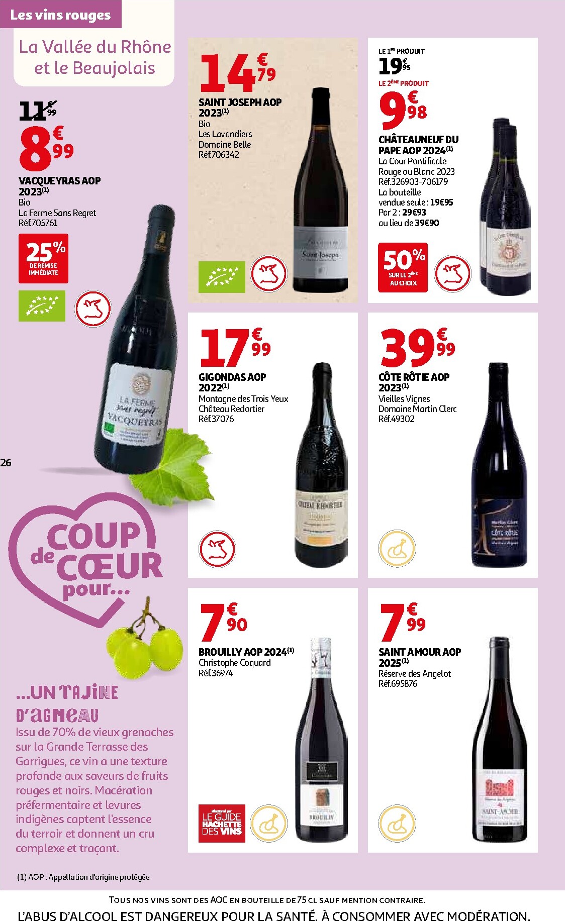 auchan - De Auchan - Foire aux vins de Printemps folder geldig vanaf 09/03/2026 t/m 07/04/2026 - page: 26