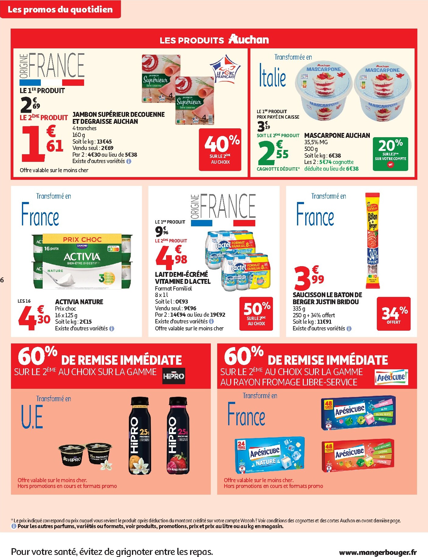 auchan - De Auchan Supermarché - Chocolats Pâques folder geldig vanaf 24/03/2026 t/m 04/04/2026 - page: 6