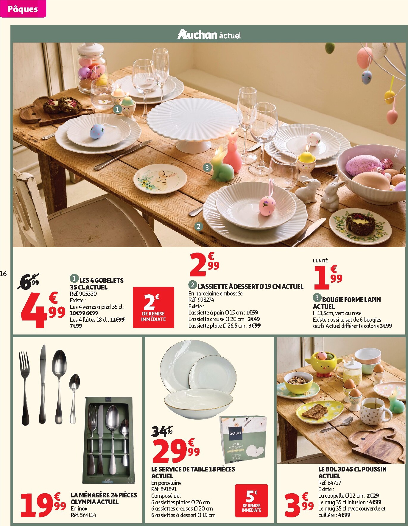 auchan - De Auchan - Chocolat Pâques hypers folder geldig vanaf 24/03/2026 t/m 05/04/2026 - page: 18