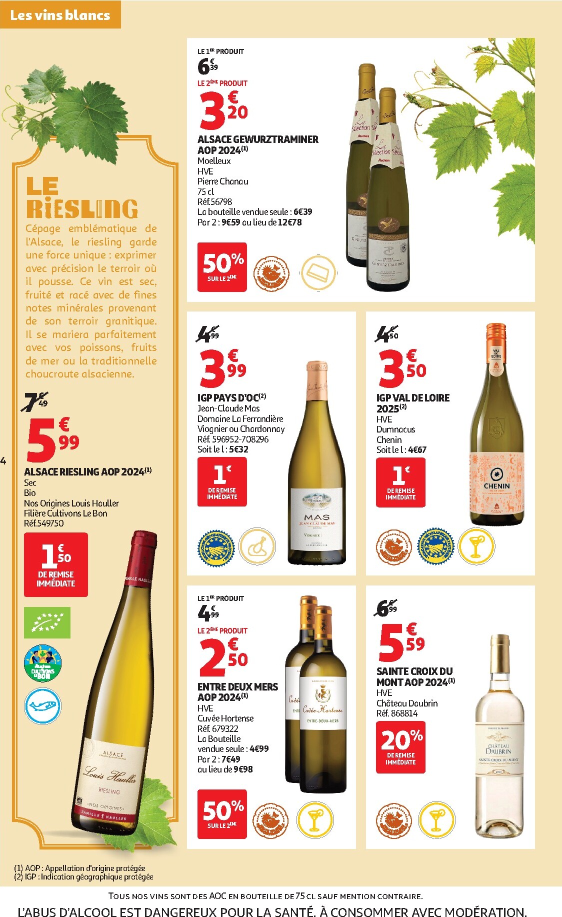 auchan - De Auchan Supermarché - Foire aux vins folder geldig vanaf 17/03/2026 t/m 28/03/2026 - page: 4
