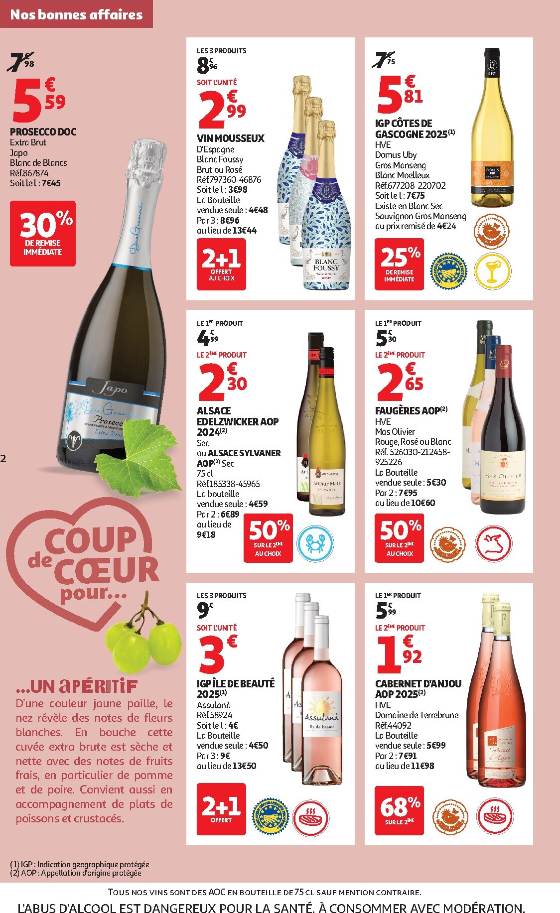 auchan - De Auchan Supermarché - Foire aux vins folder geldig vanaf 17/03/2026 t/m 28/03/2026 - page: 2