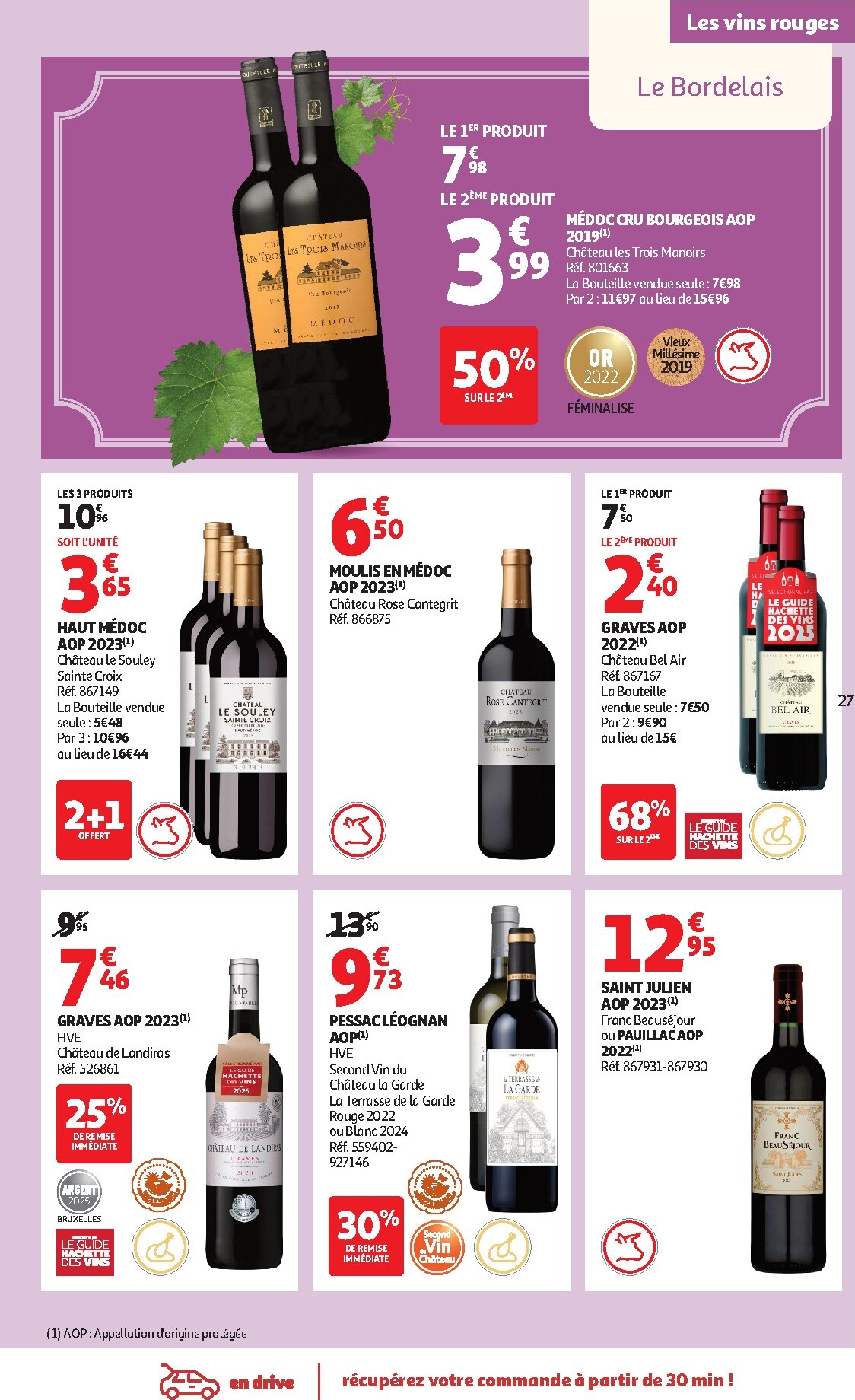 auchan - De Auchan - Foire aux vins folder geldig vanaf 17/03/2026 t/m 29/03/2026 - page: 27