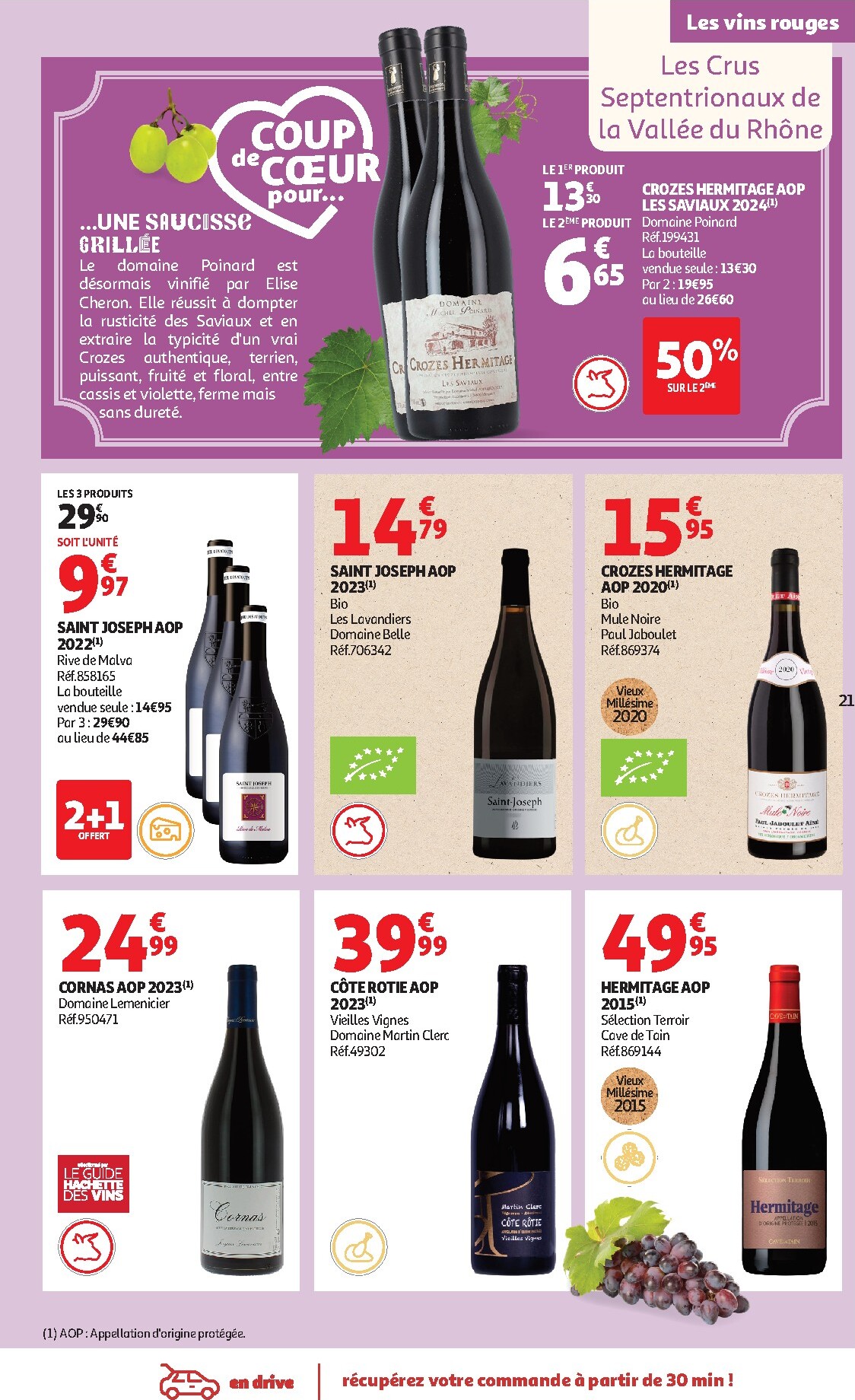 auchan - De Auchan - Foire aux vins folder geldig vanaf 17/03/2026 t/m 29/03/2026 - page: 21