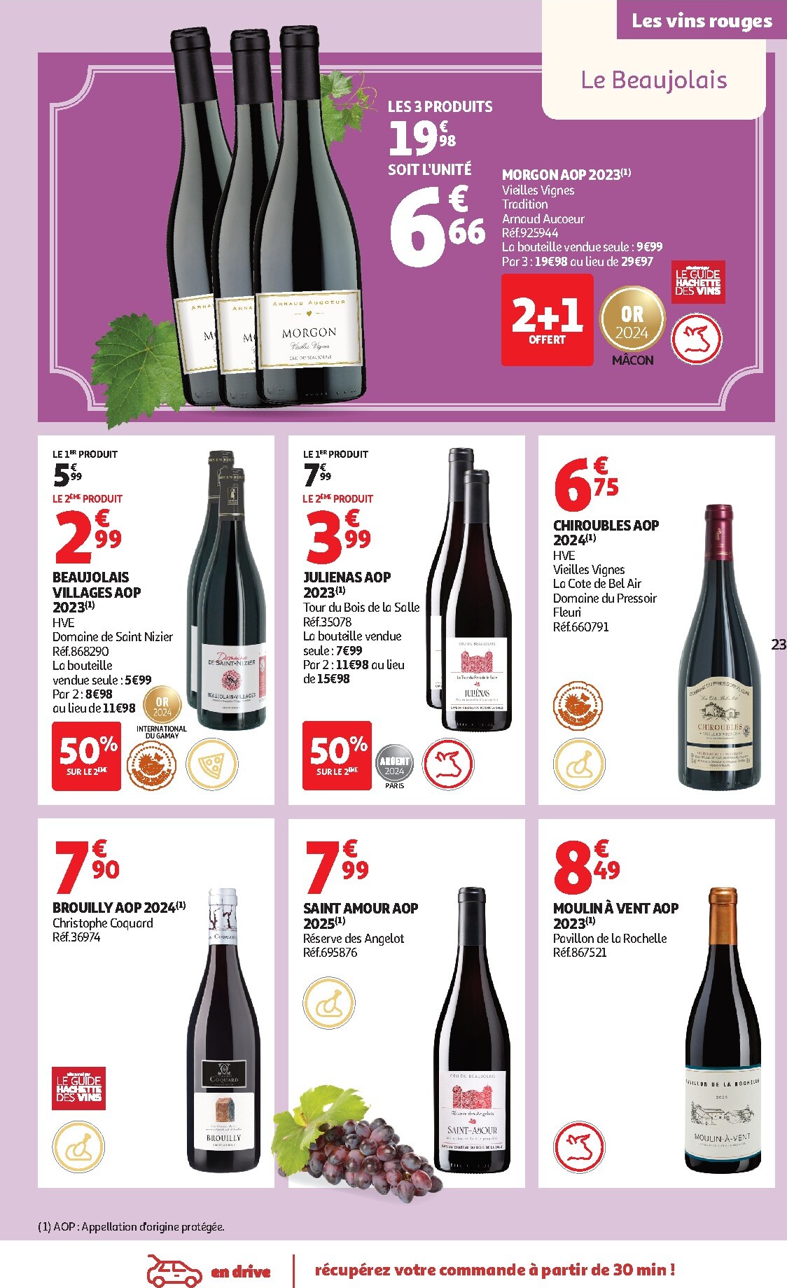auchan - De Auchan - Foire aux vins folder geldig vanaf 17/03/2026 t/m 29/03/2026 - page: 23