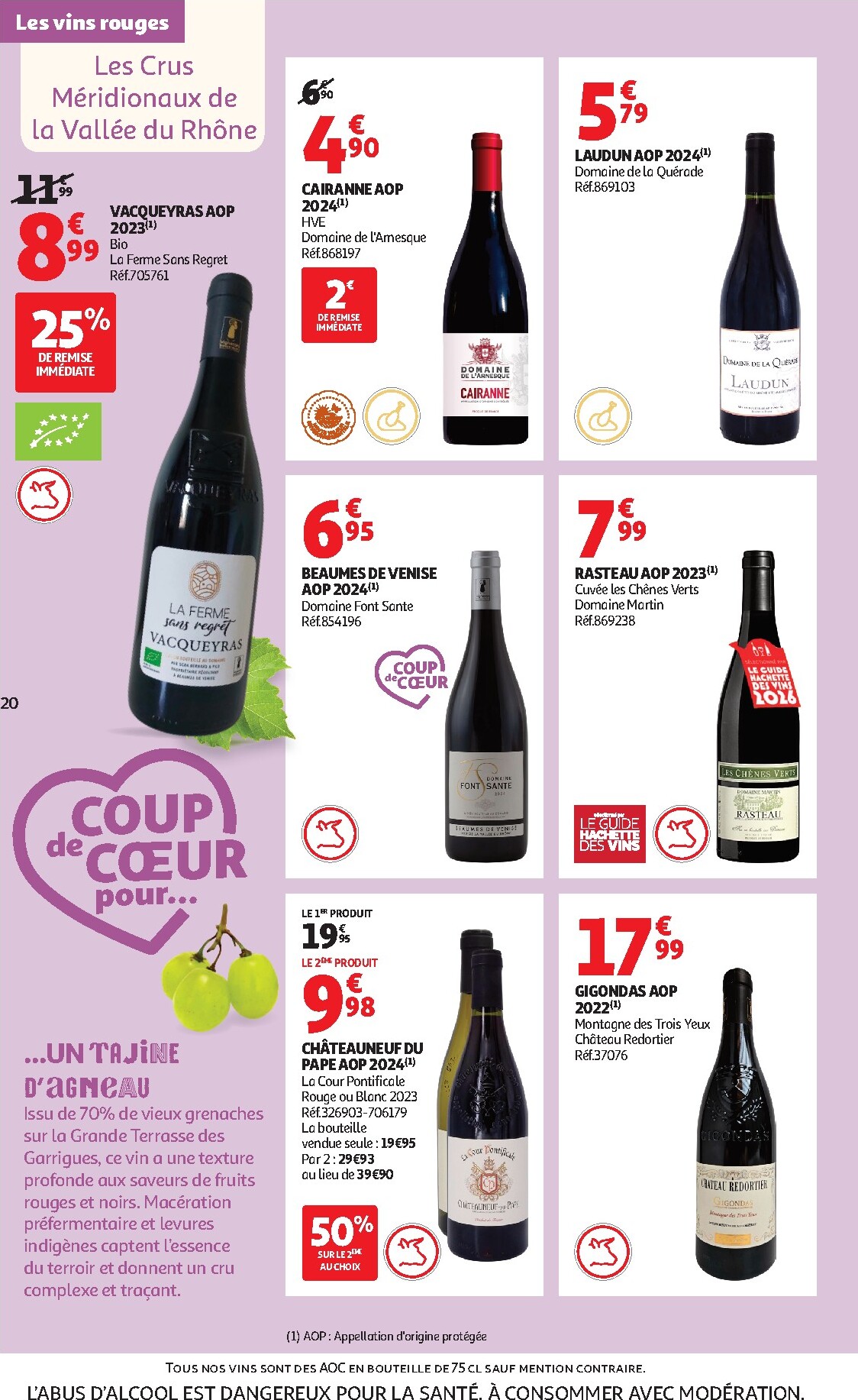 auchan - De Auchan - Foire aux vins folder geldig vanaf 17/03/2026 t/m 29/03/2026 - page: 20