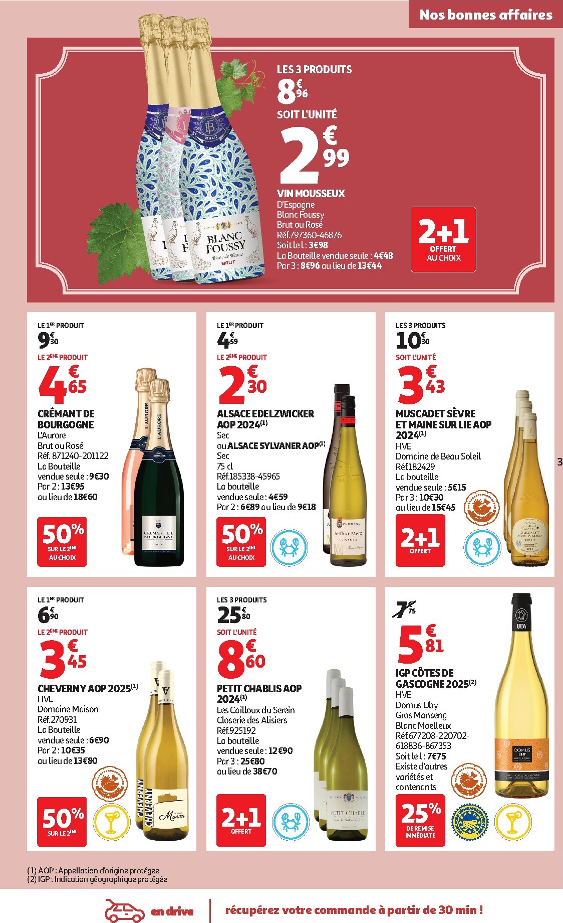 auchan - De Auchan - Foire aux vins folder geldig vanaf 17/03/2026 t/m 29/03/2026 - page: 3