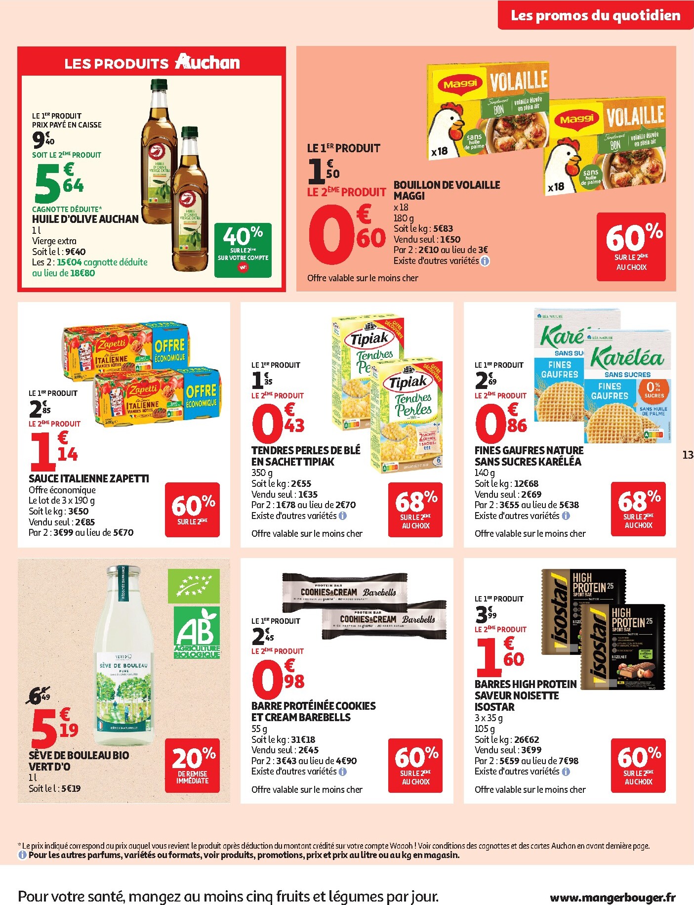 auchan - De Auchan - Pâques, halles printemps folder geldig vanaf 17/03/2026 t/m 22/03/2026 - page: 13