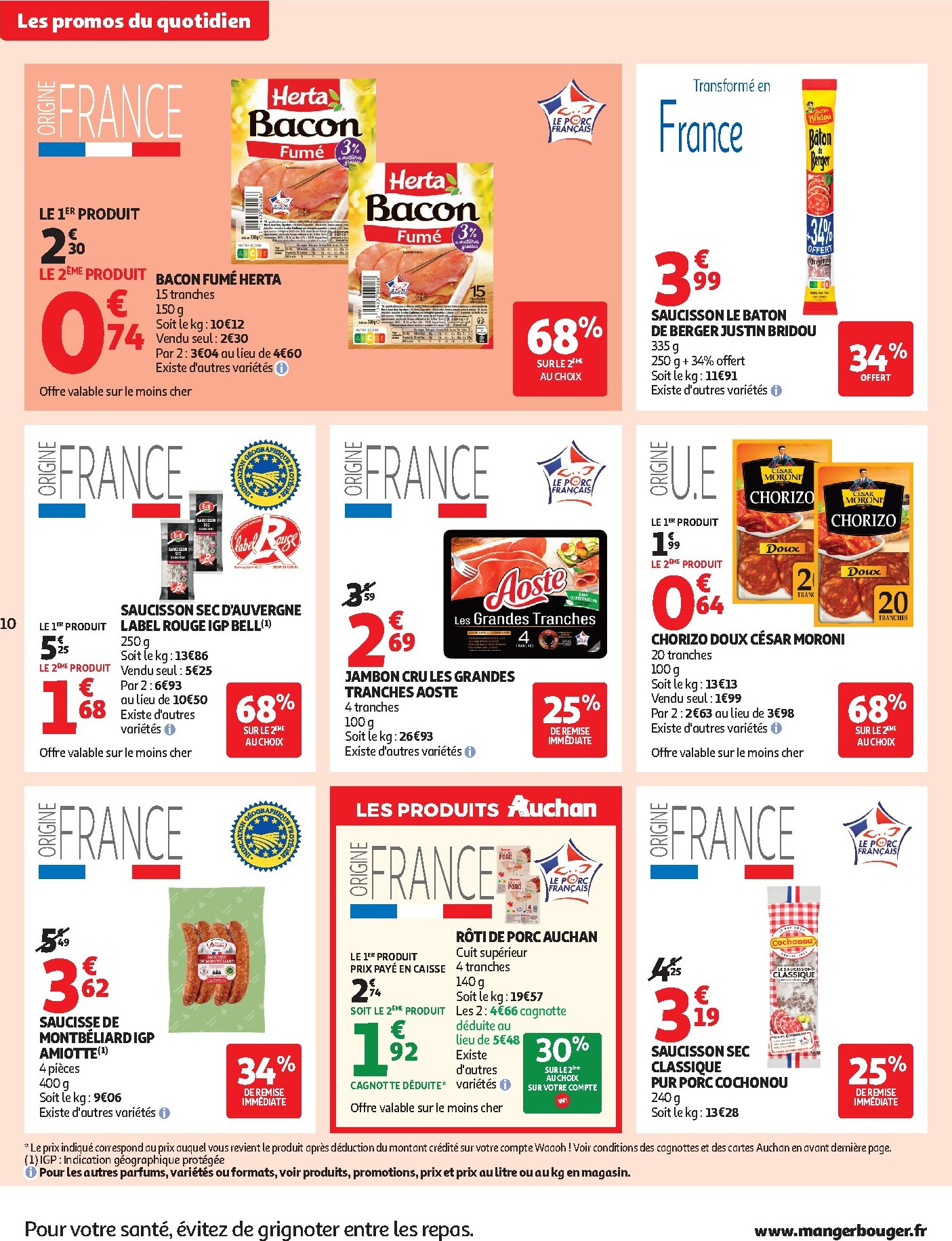 auchan - De Auchan - Pâques, halles printemps folder geldig vanaf 17/03/2026 t/m 22/03/2026 - page: 10