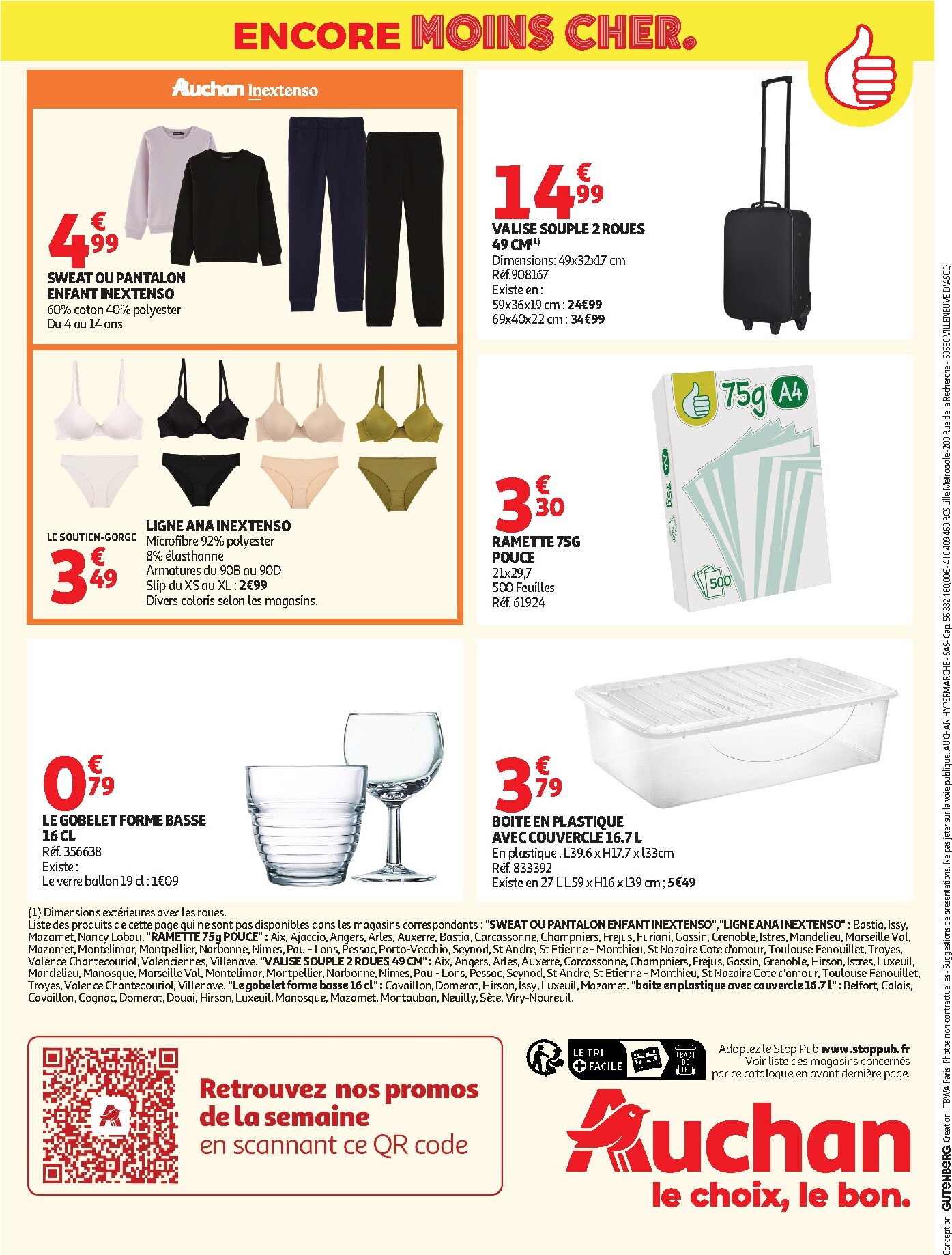 auchan - De Auchan - Petits prix marque Pouce folder geldig vanaf 17/03/2026 t/m 29/03/2026 - page: 6