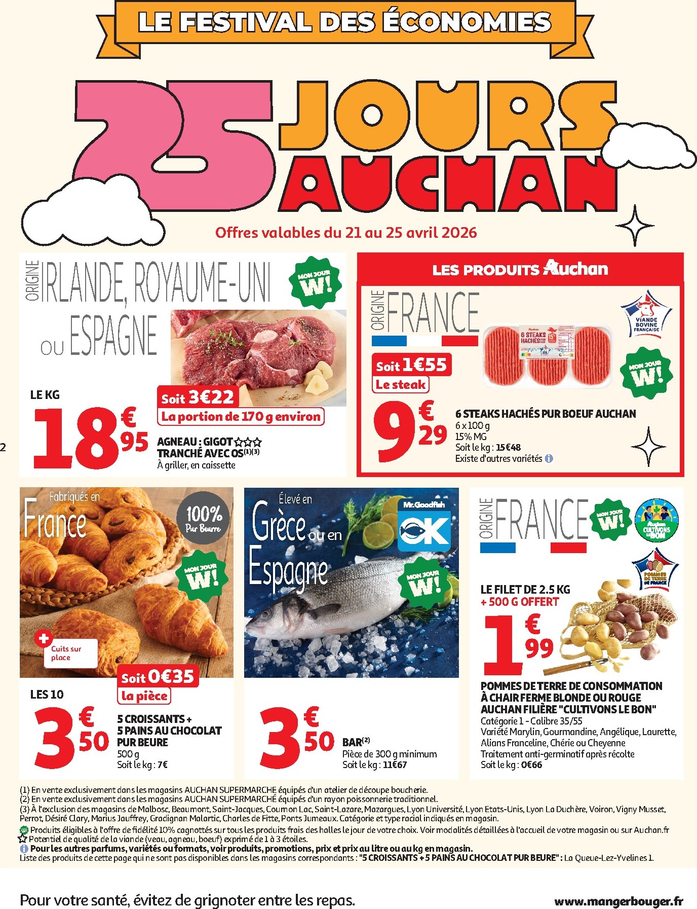 auchan - Toekomstige Auchan Supermarché - 25 jours folder geldig van dinsdag 21/04/2026 tot zaterdag 02/05/2026 - page: 2