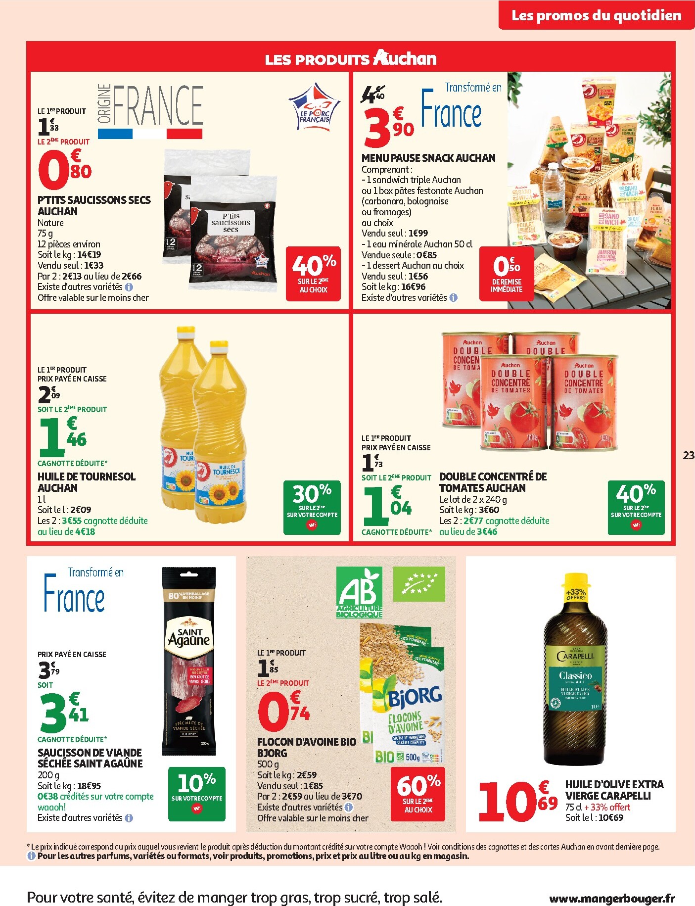 auchan - Toekomstige Auchan Supermarché - 25 jours folder geldig van dinsdag 21/04/2026 tot zaterdag 02/05/2026 - page: 23