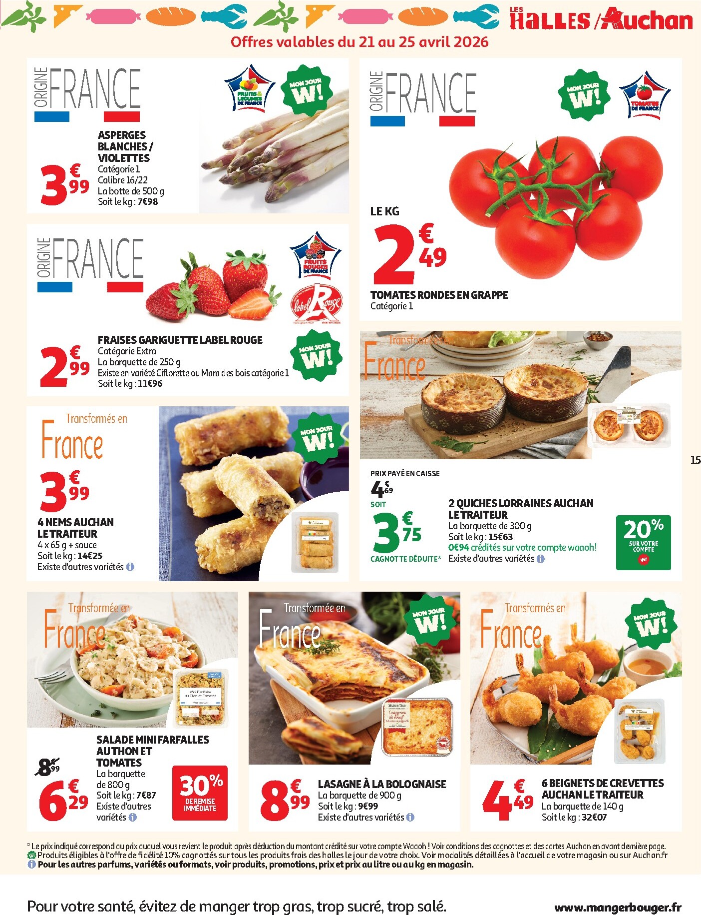 auchan - Toekomstige Auchan Supermarché - 25 jours folder geldig van dinsdag 21/04/2026 tot zaterdag 02/05/2026 - page: 15