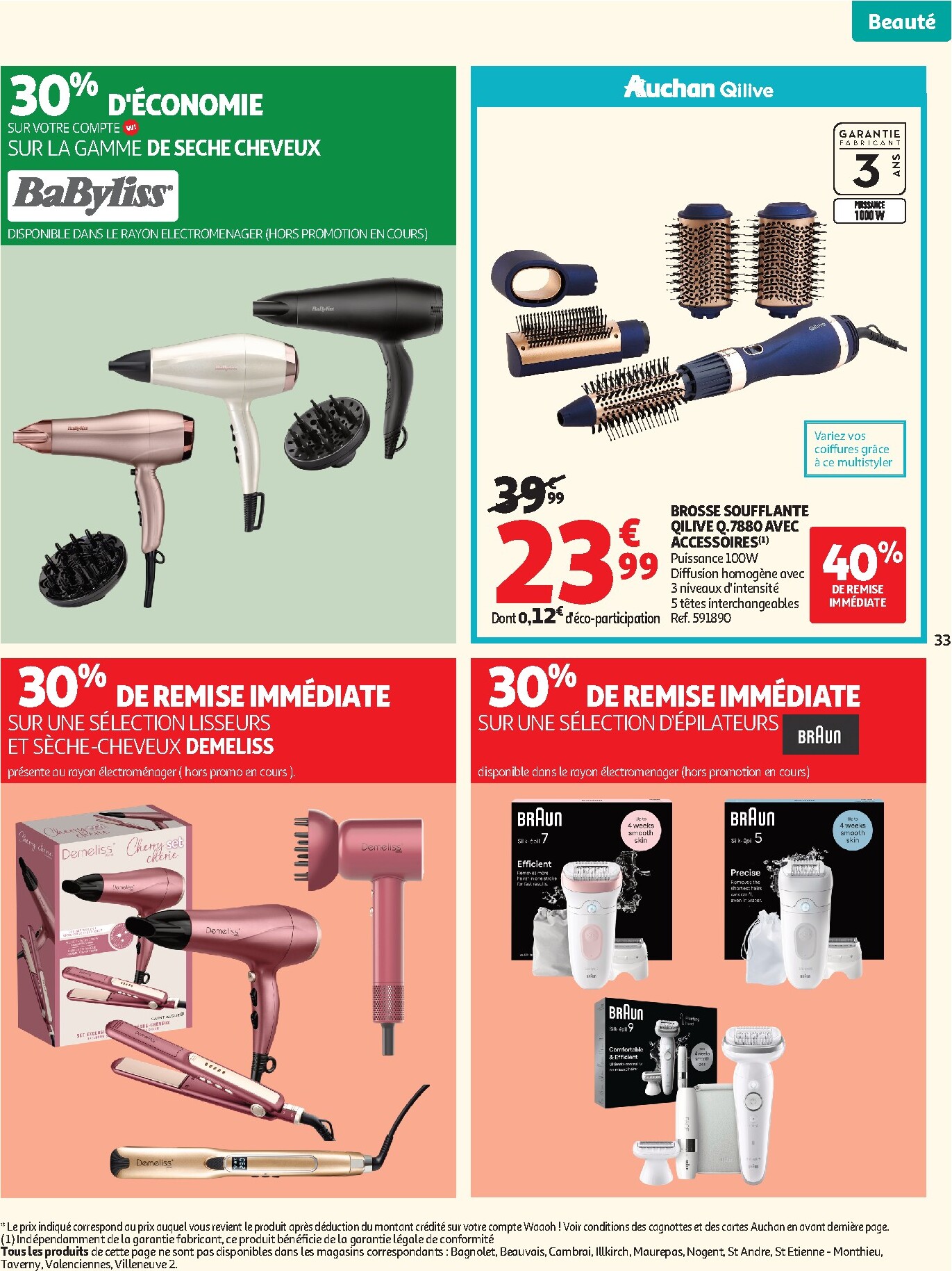 auchan - Toekomstige Auchan - Beauté folder geldig van dinsdag 21/04/2026 tot zondag 03/05/2026 - page: 33