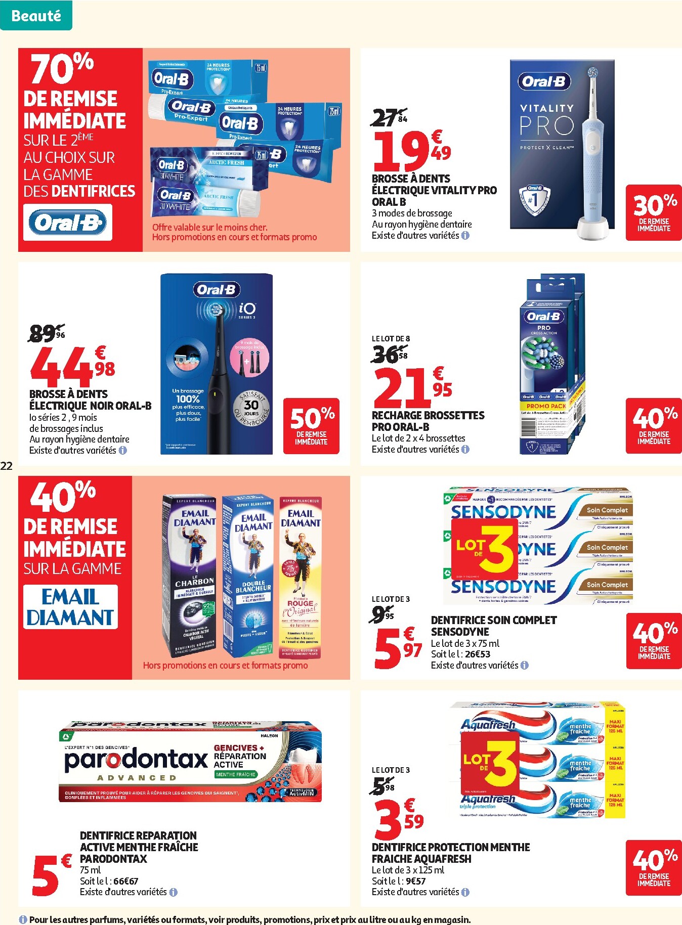 auchan - Toekomstige Auchan - Beauté folder geldig van dinsdag 21/04/2026 tot zondag 03/05/2026 - page: 22