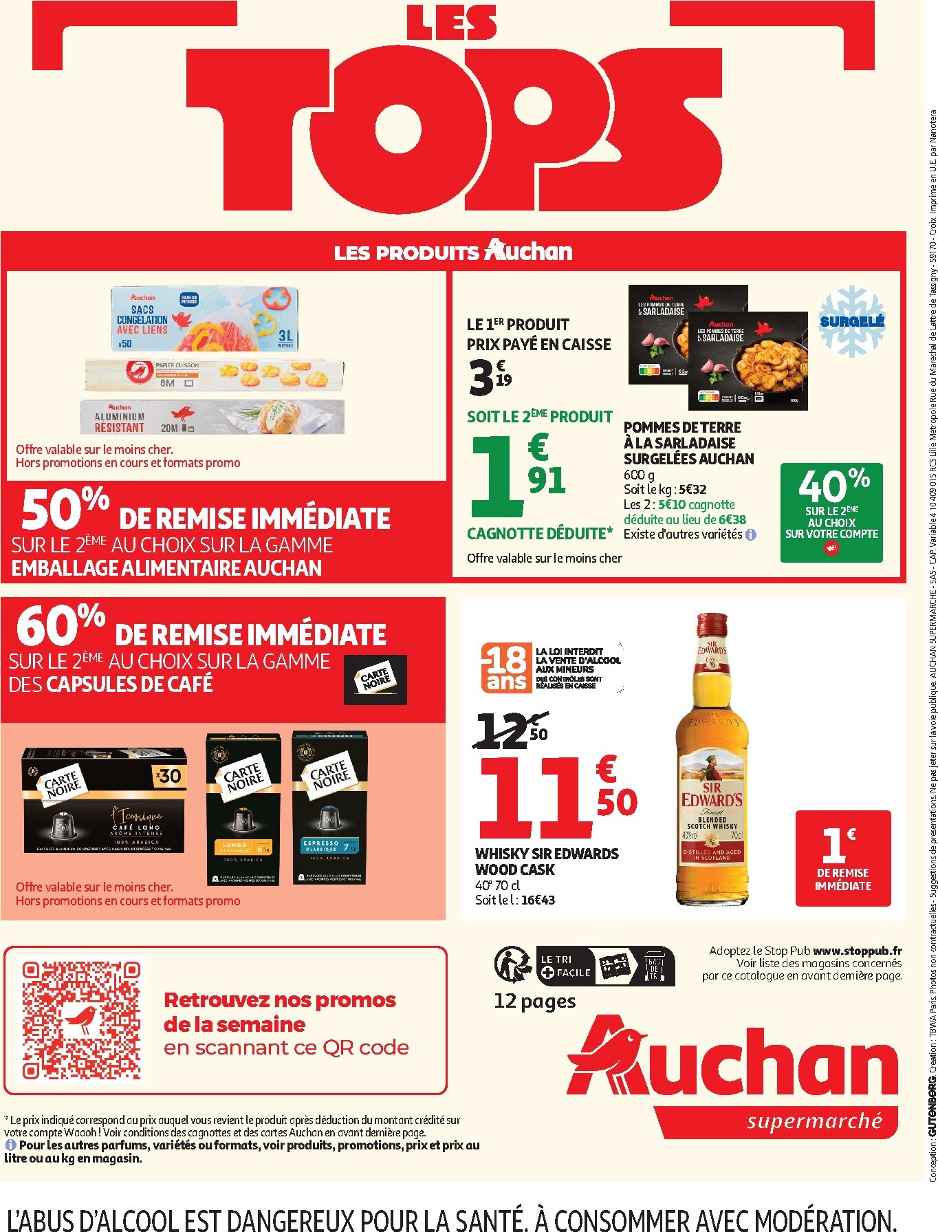 auchan - Auchan Supermarché - 25 jours folder voor volgende week van dinsdag 28/04/2026 tot zaterdag 02/05/2026 - page: 12
