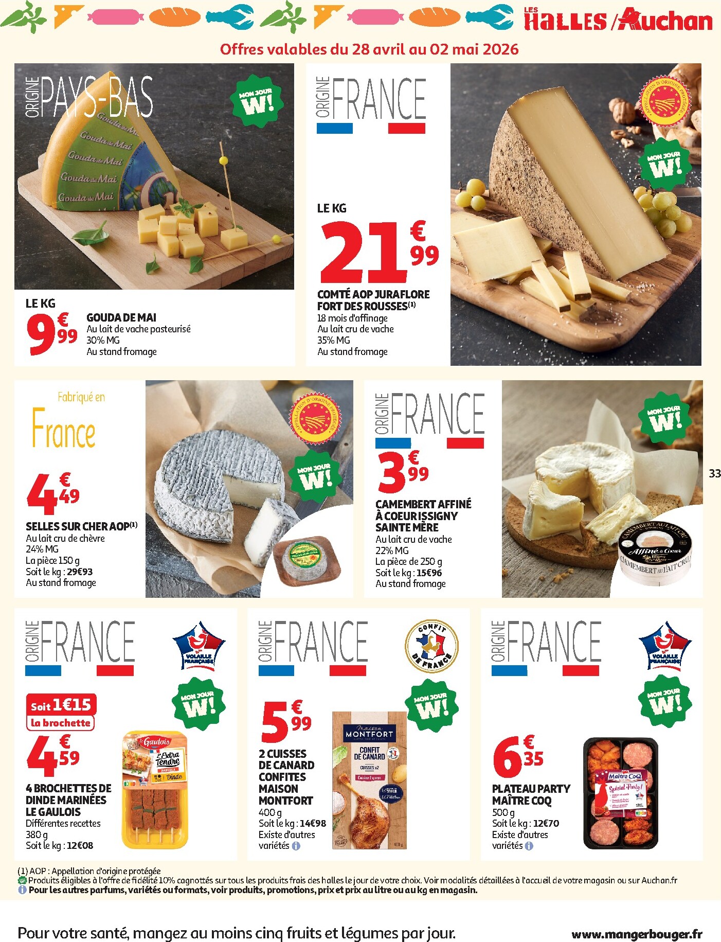 auchan - Auchan - 25 jours folder voor volgende week van dinsdag 28/04/2026 tot zondag 10/05/2026 - page: 33