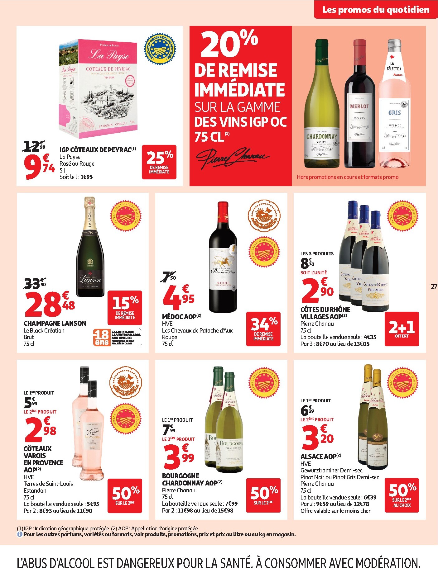 auchan - Auchan Supermarché - Produits laitiers folder voor volgende week van dinsdag 05/05/2026 tot zaterdag 16/05/2026 - page: 27
