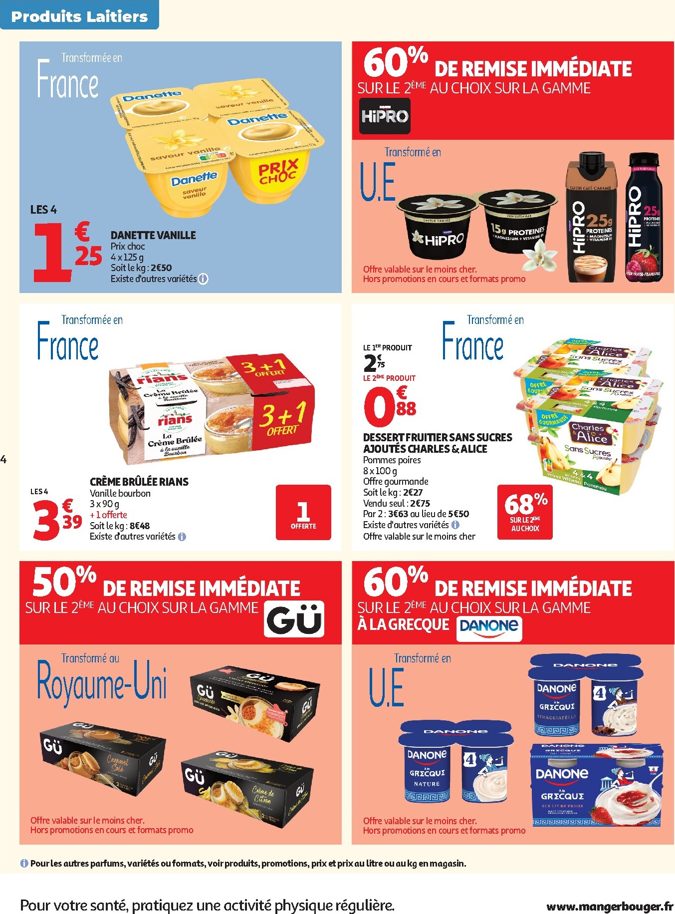 auchan - Auchan Supermarché - Produits laitiers folder voor volgende week van dinsdag 05/05/2026 tot zaterdag 16/05/2026 - page: 4