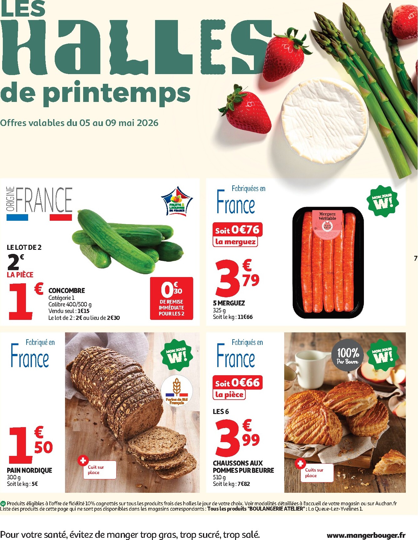 auchan - Auchan Supermarché - Produits laitiers folder voor volgende week van dinsdag 05/05/2026 tot zaterdag 16/05/2026 - page: 7