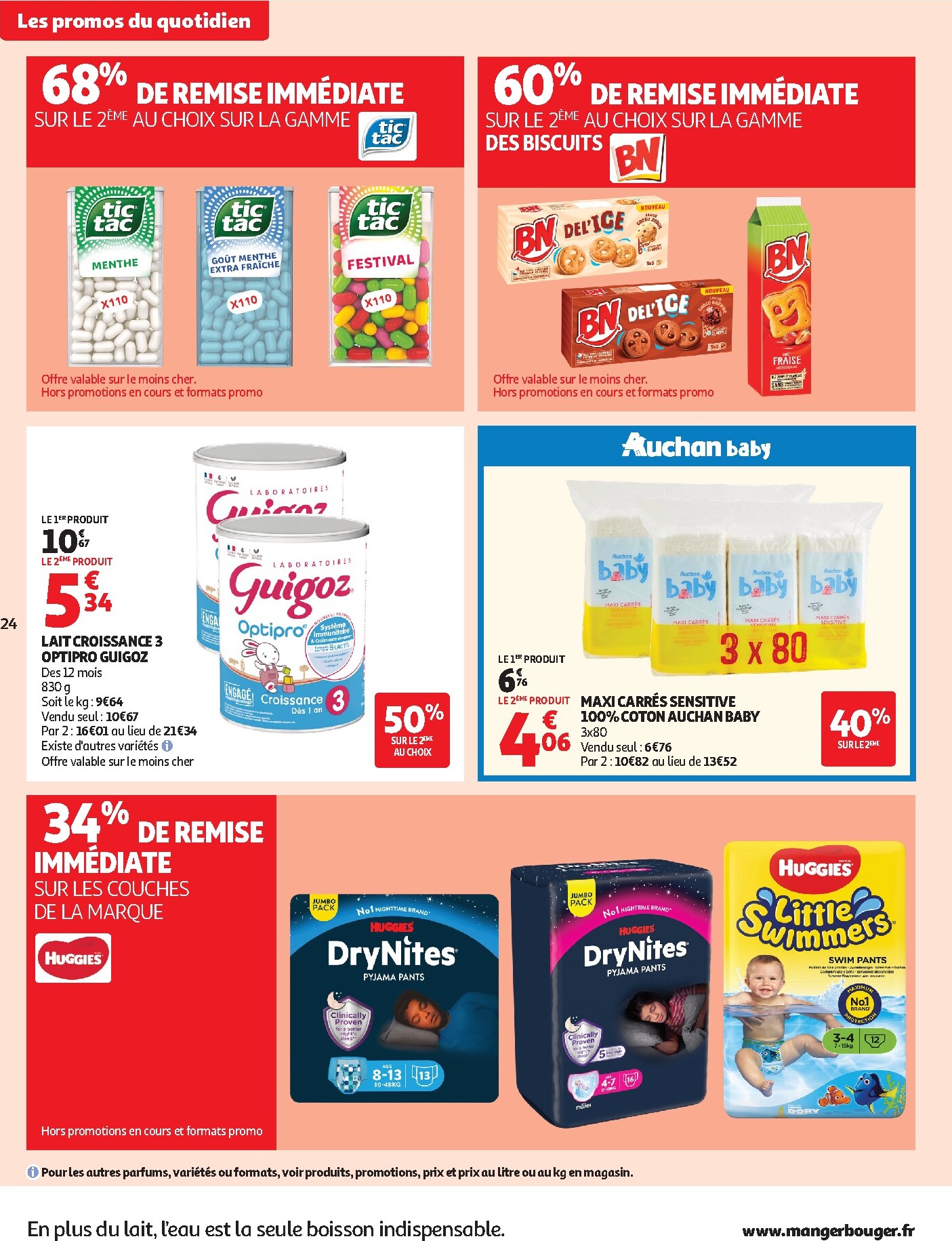 auchan - Auchan Supermarché - Produits laitiers folder voor volgende week van dinsdag 05/05/2026 tot zaterdag 16/05/2026 - page: 24