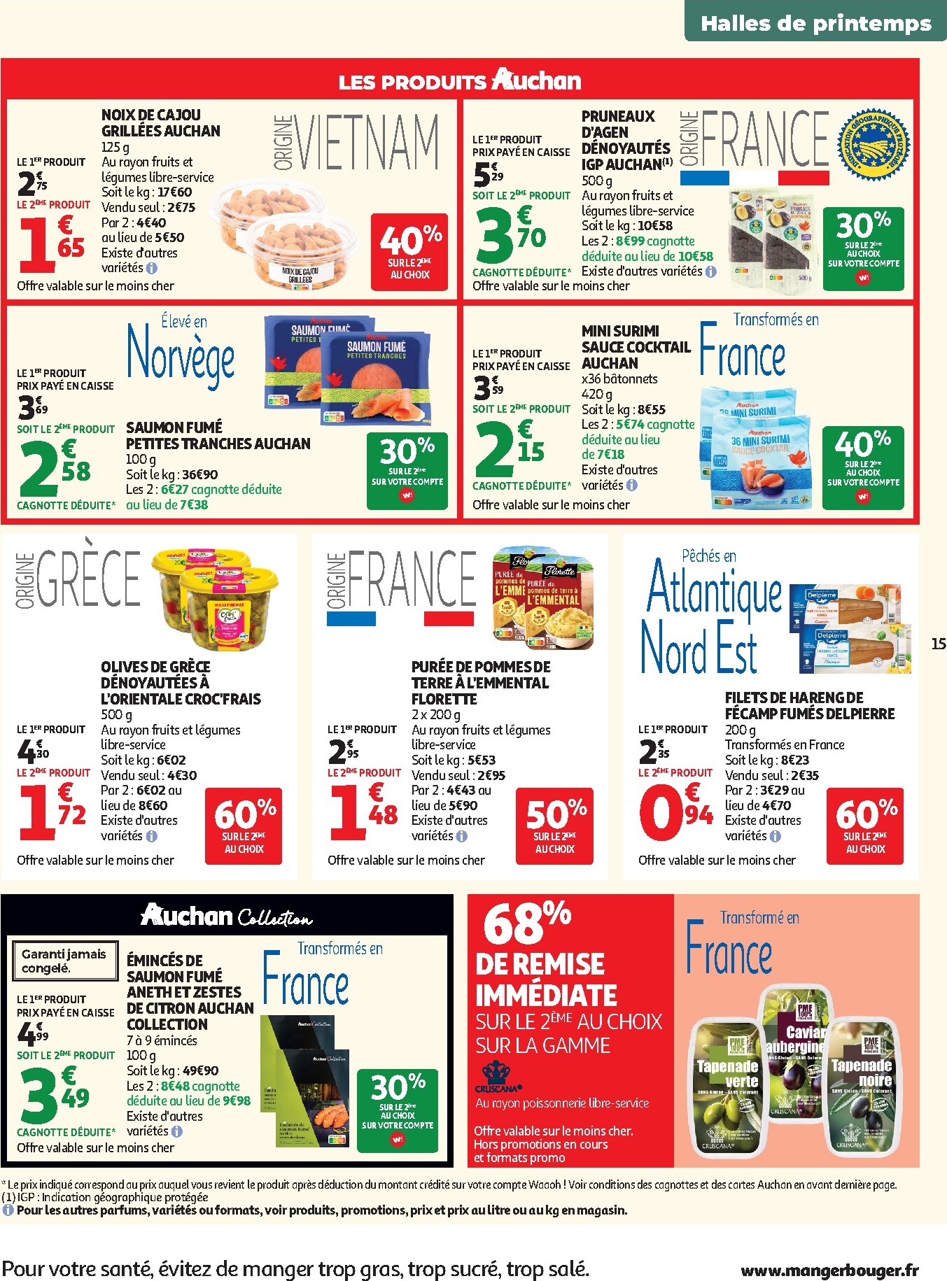 auchan - Auchan - Produits laitiers folder voor volgende week van dinsdag 05/05/2026 tot zondag 17/05/2026 - page: 15