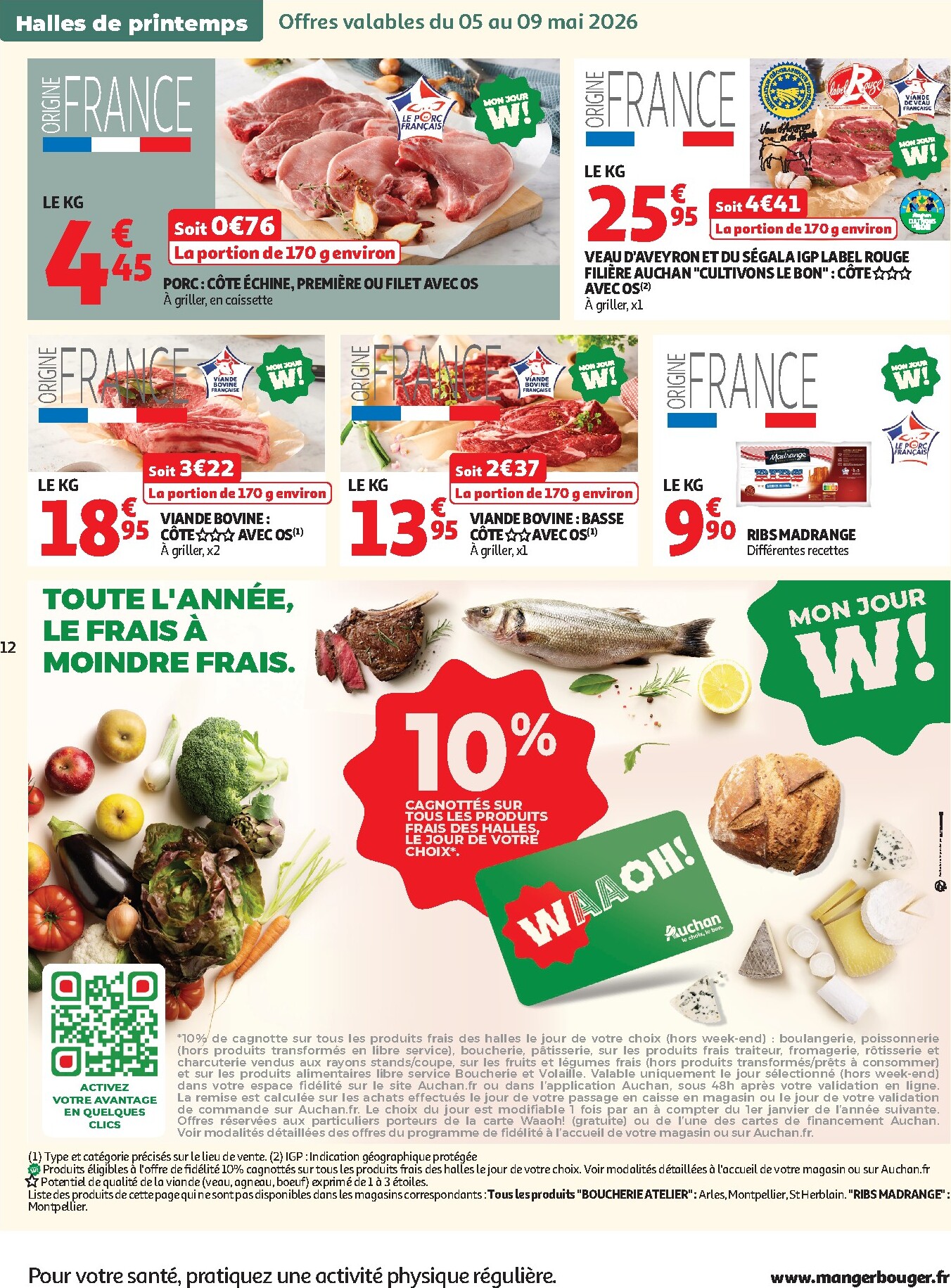 auchan - Auchan - Produits laitiers folder voor volgende week van dinsdag 05/05/2026 tot zondag 17/05/2026 - page: 12