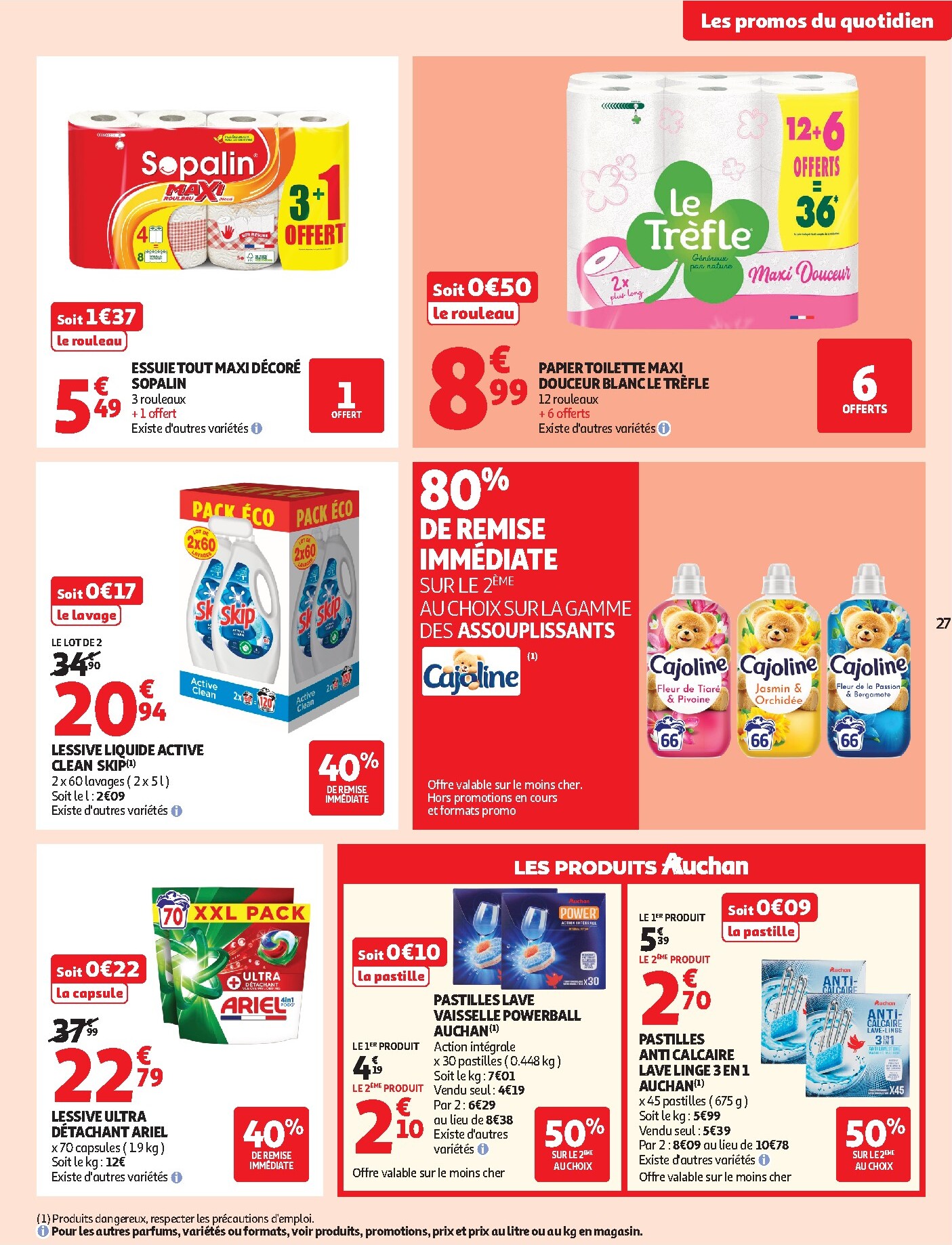 auchan - Auchan - Produits laitiers folder voor volgende week van dinsdag 05/05/2026 tot zondag 17/05/2026 - page: 27