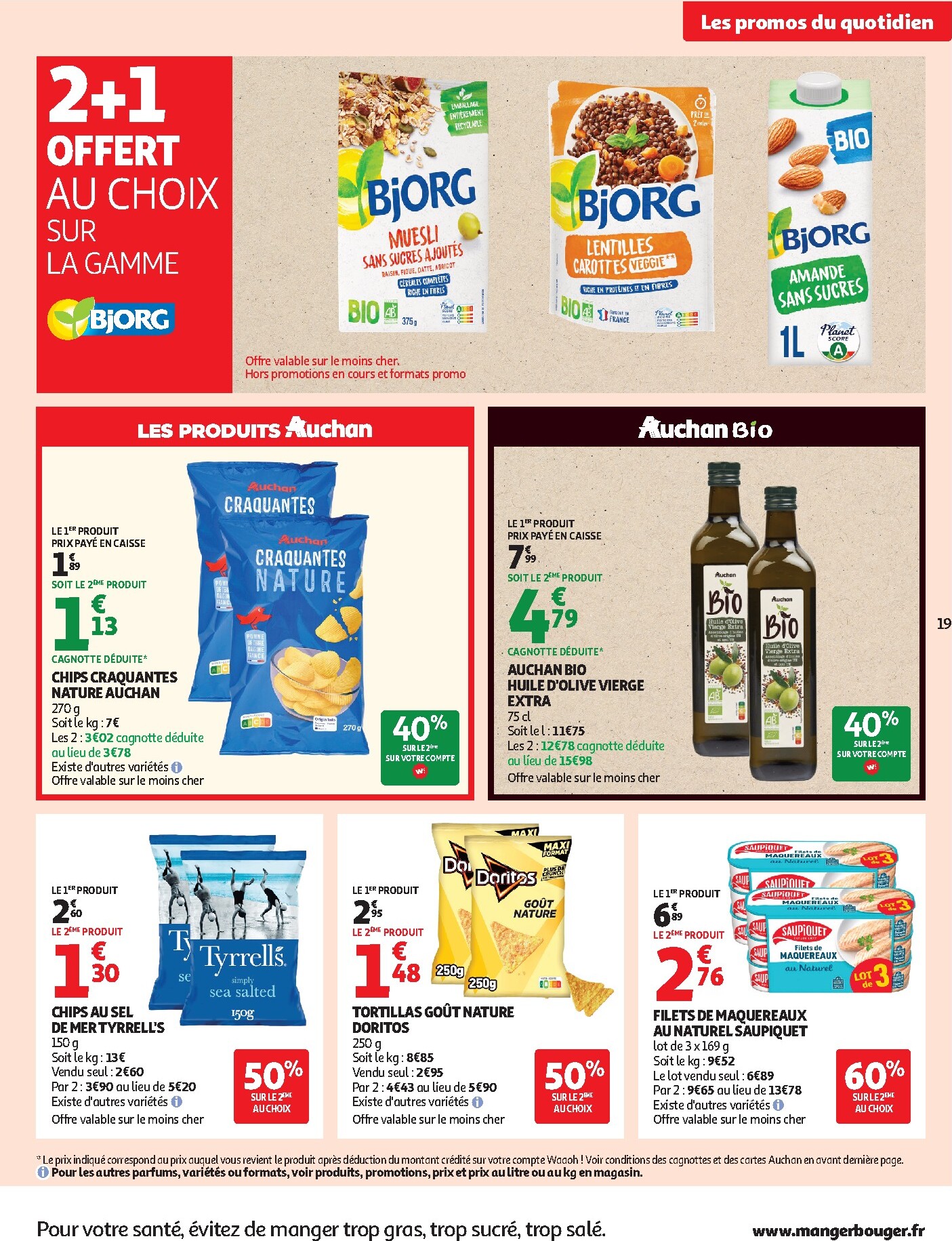 auchan - Auchan - Produits laitiers folder voor volgende week van dinsdag 05/05/2026 tot zondag 17/05/2026 - page: 19
