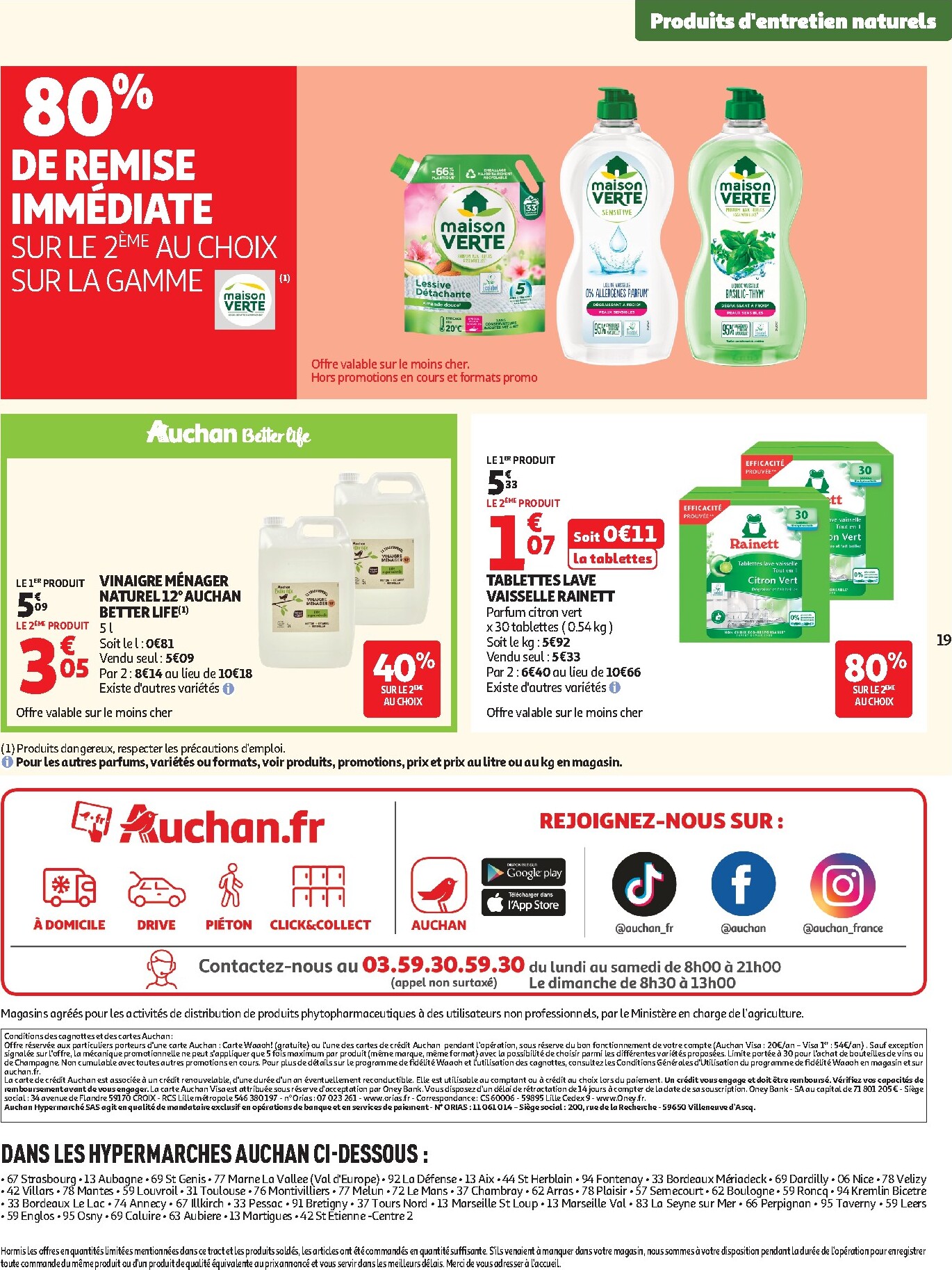 auchan - Auchan - Sélection bio folder voor volgende week van dinsdag 05/05/2026 tot zondag 17/05/2026 - page: 19