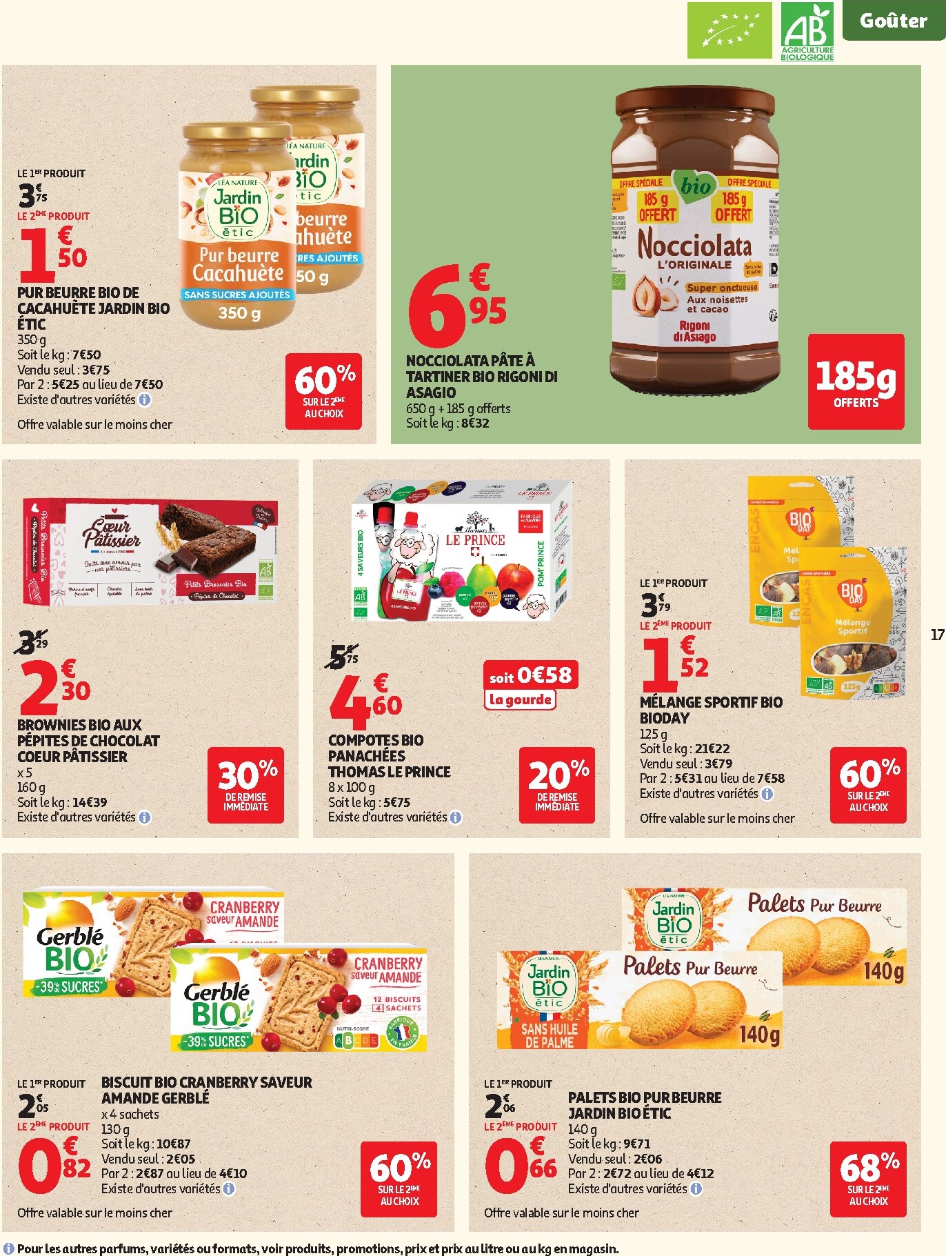 auchan - Auchan - Sélection bio folder voor volgende week van dinsdag 05/05/2026 tot zondag 17/05/2026 - page: 17