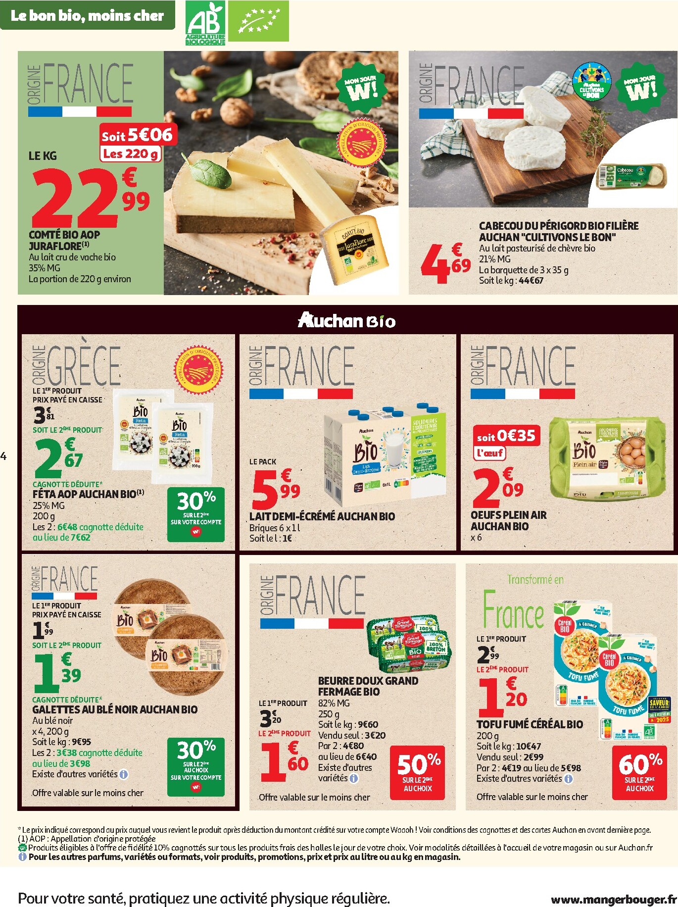 auchan - Auchan Supermarché - Sélection bio folder voor volgende week van dinsdag 05/05/2026 tot zaterdag 16/05/2026 - page: 4
