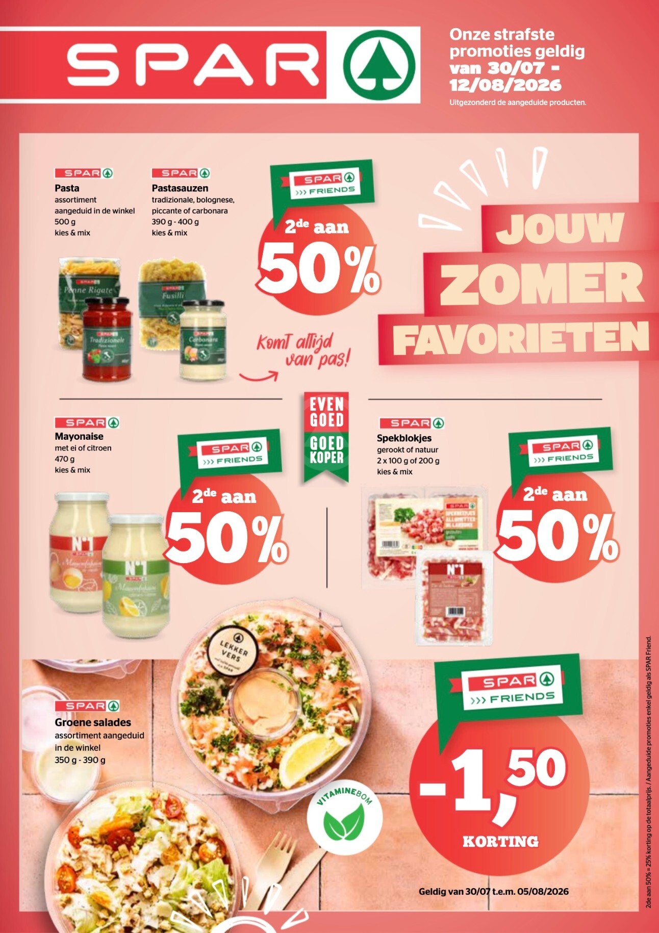 spar - Toekomstige Spar folder geldig van donderdag 30/07/2026 tot woensdag 12/08/2026