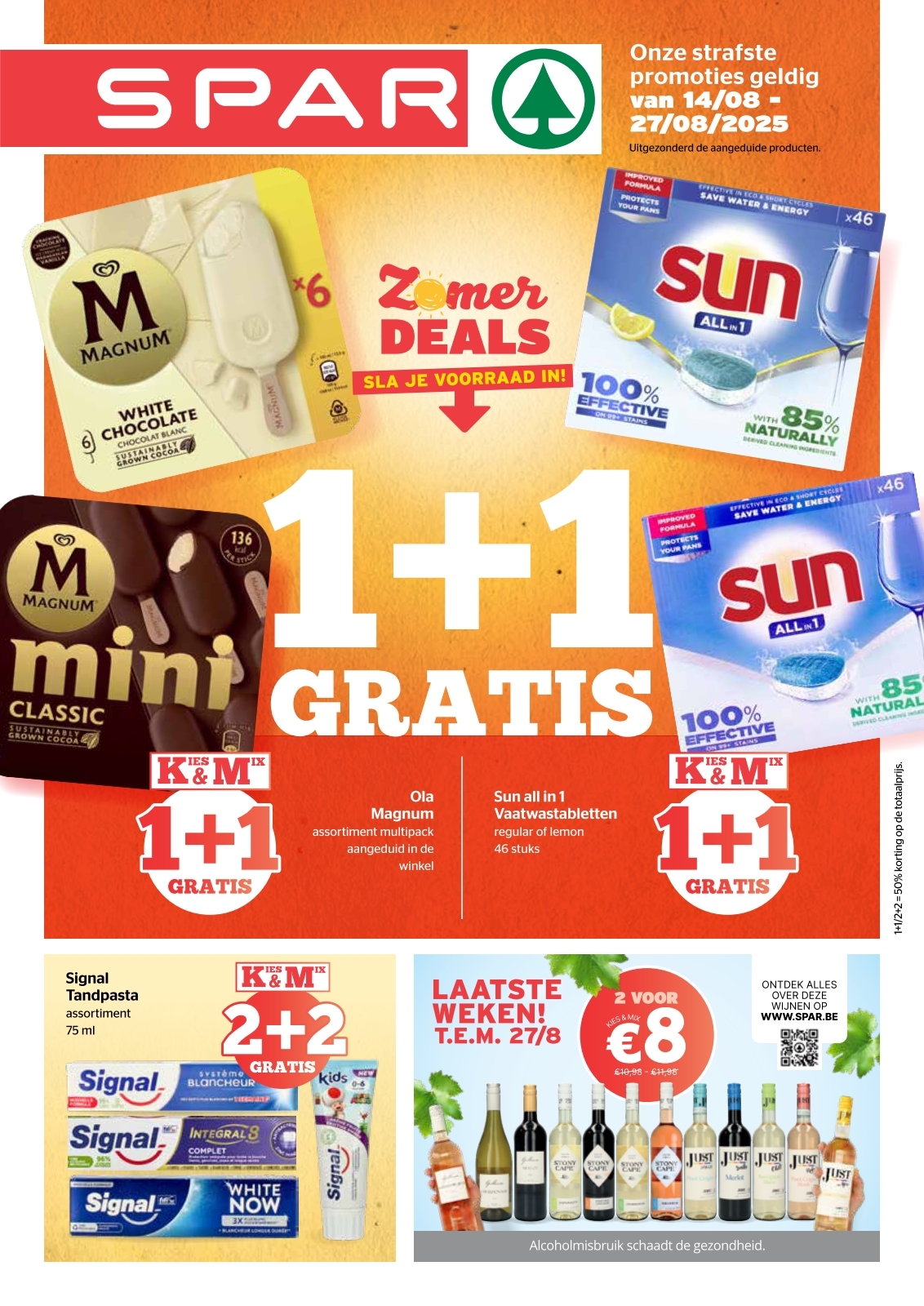 spar - Spar folder geldig vanaf 14/08 - 27/08