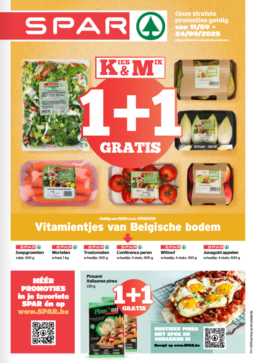 spar - Spar folder geldig vanaf 11/09 - 24/09