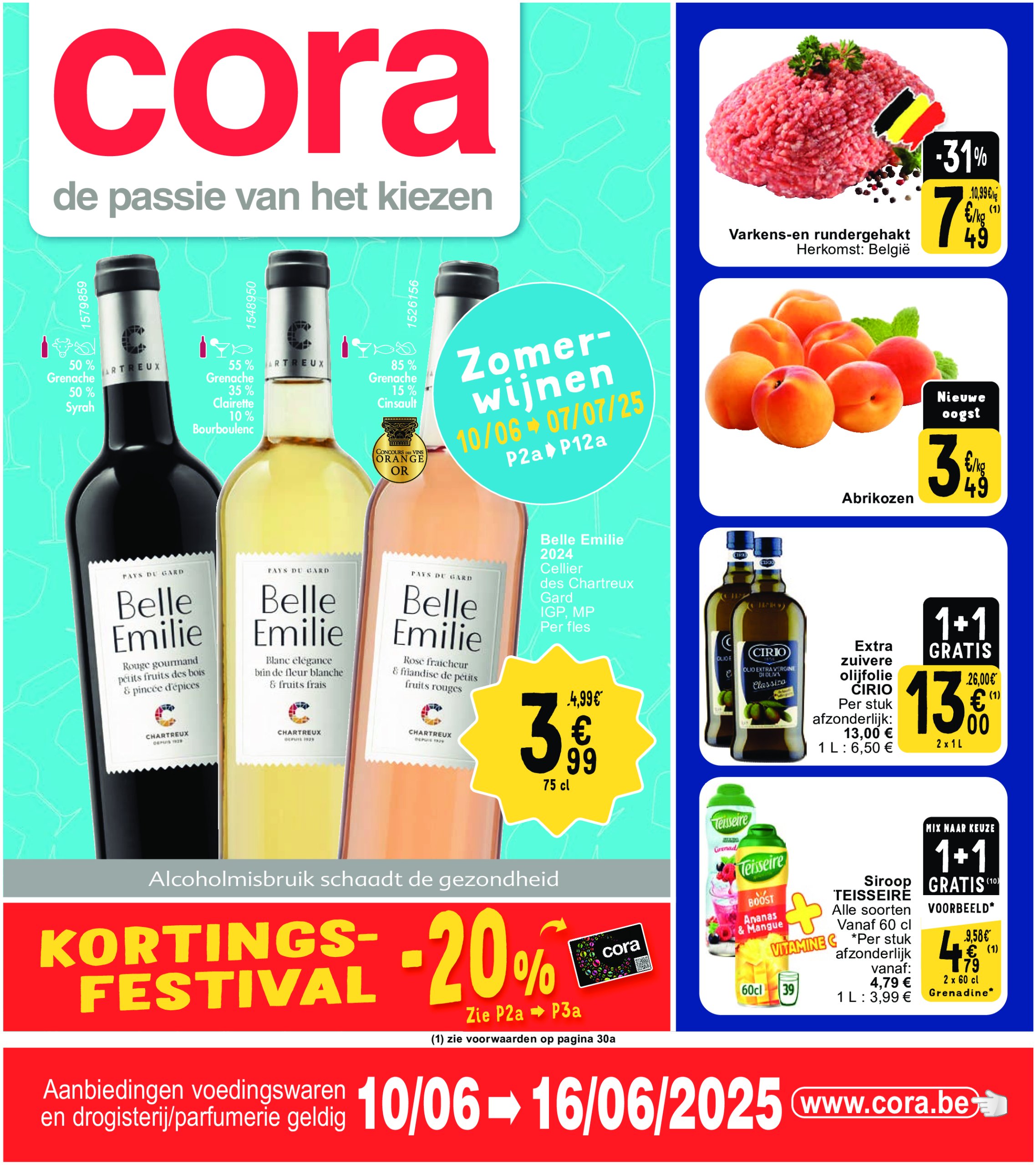 cora - Cora - Zomerwijnen folder geldig vanaf 10/06 - 16/06