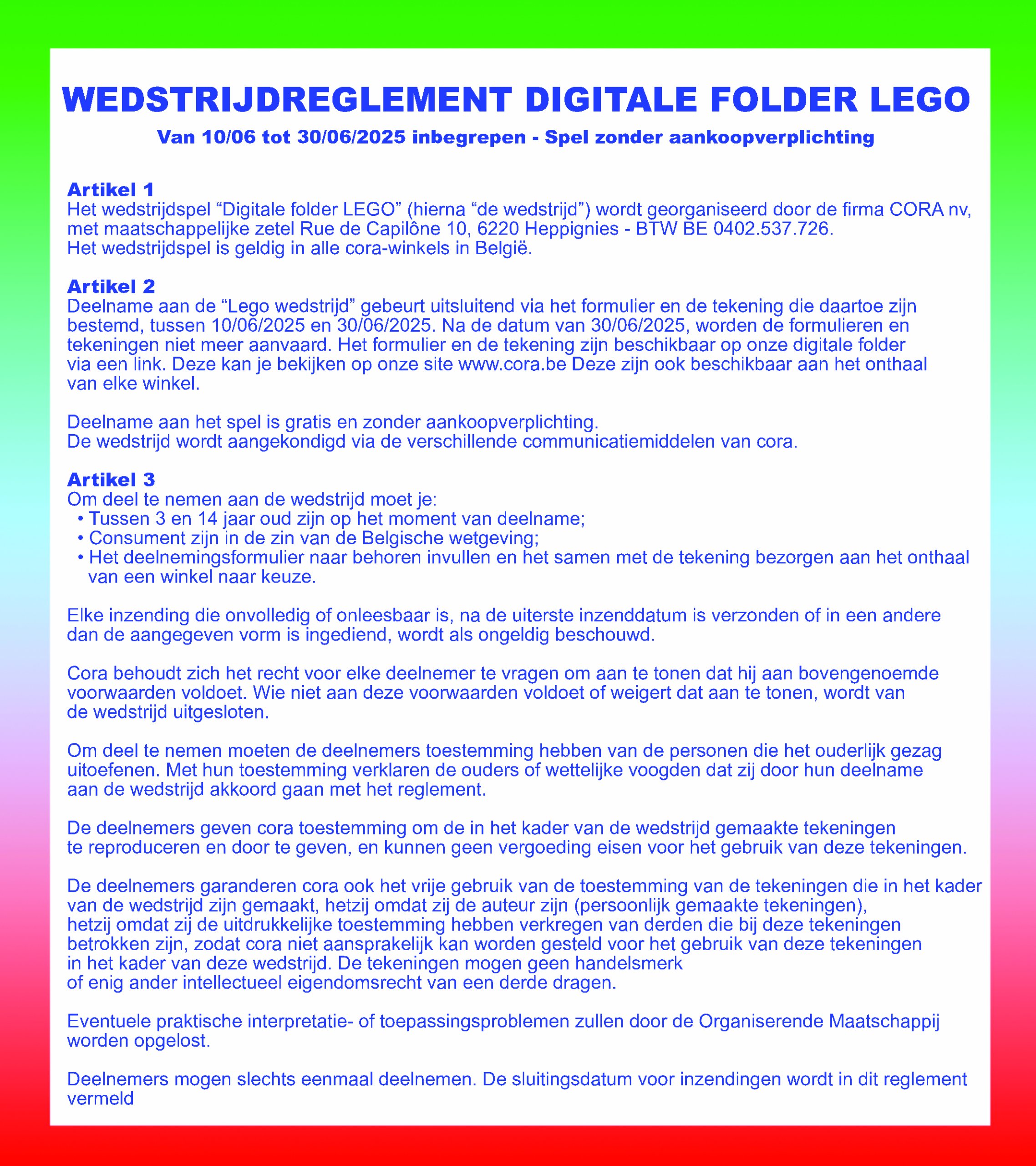 cora - Cora - LEGO folder geldig vanaf 06/06 - 30/06 - page: 12