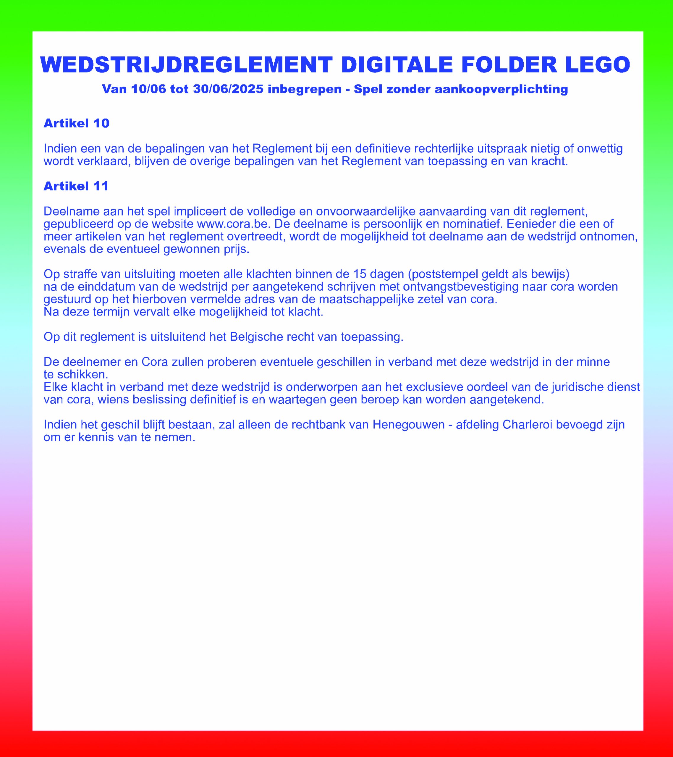 cora - Cora - LEGO folder geldig vanaf 06/06 - 30/06 - page: 15