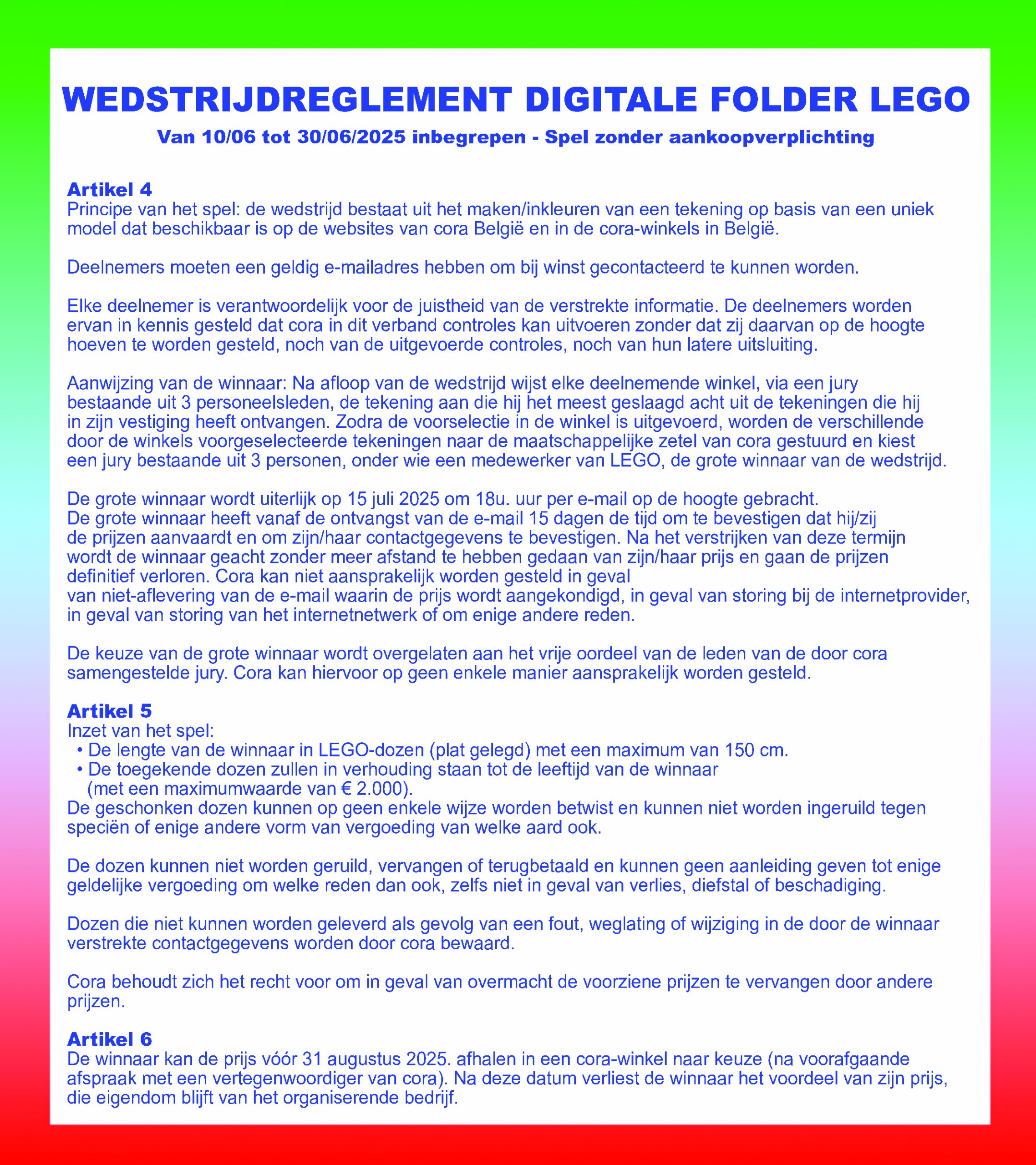 cora - Cora - LEGO folder geldig vanaf 06/06 - 30/06 - page: 13