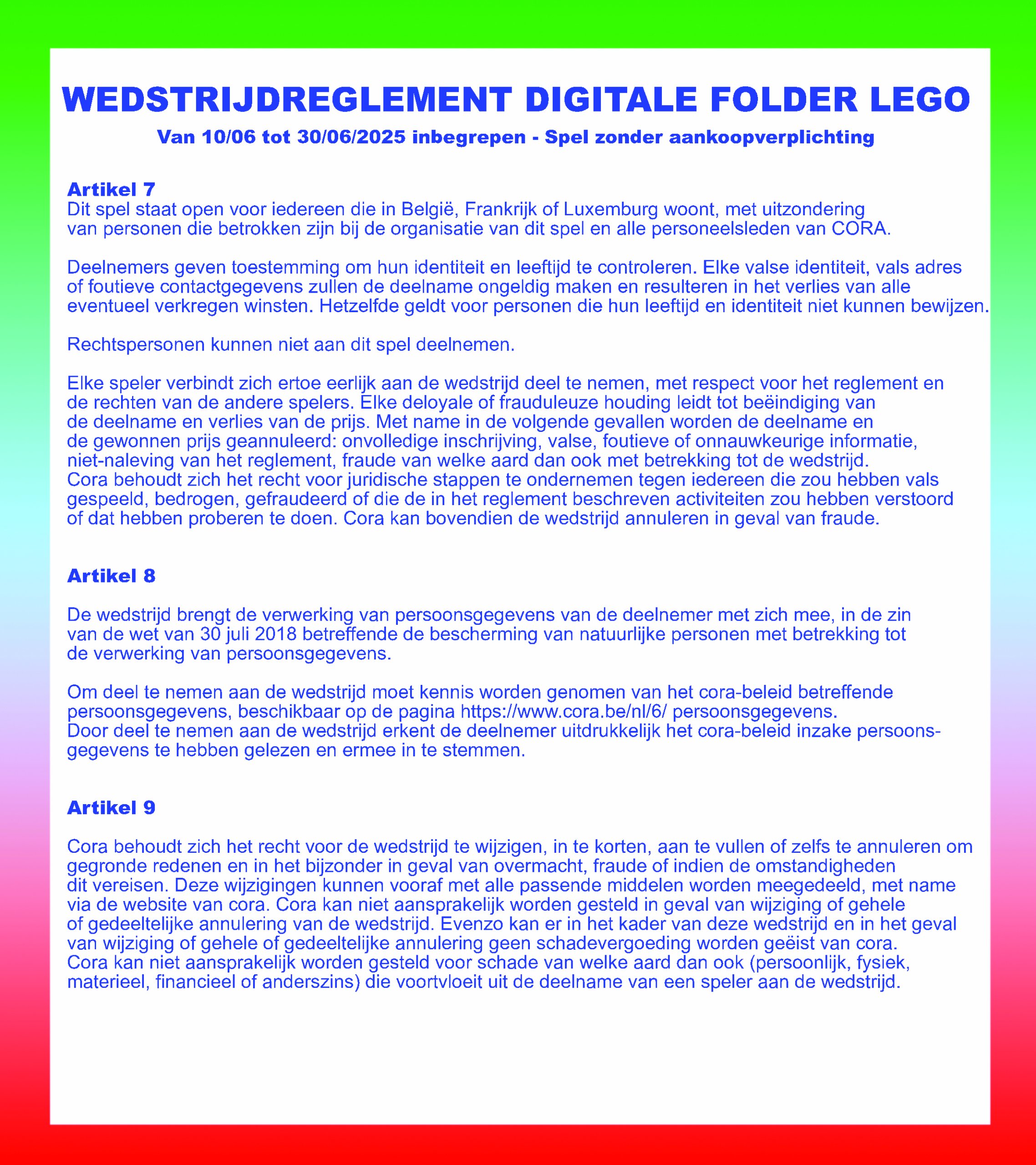cora - Cora - LEGO folder geldig vanaf 06/06 - 30/06 - page: 14