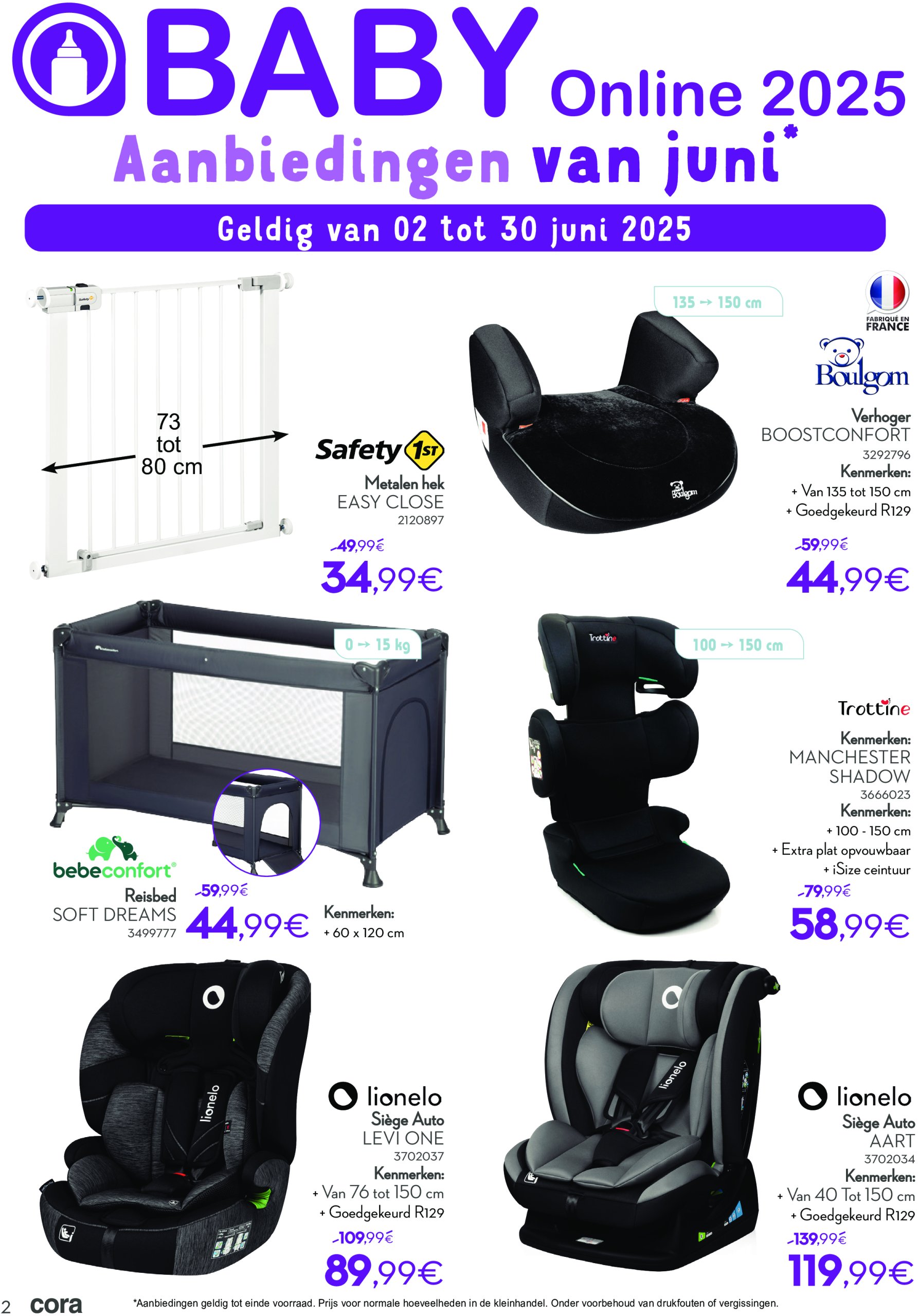 cora - Cora - Alles voor je baby folder geldig vanaf 02/06 - 30/06 - page: 2