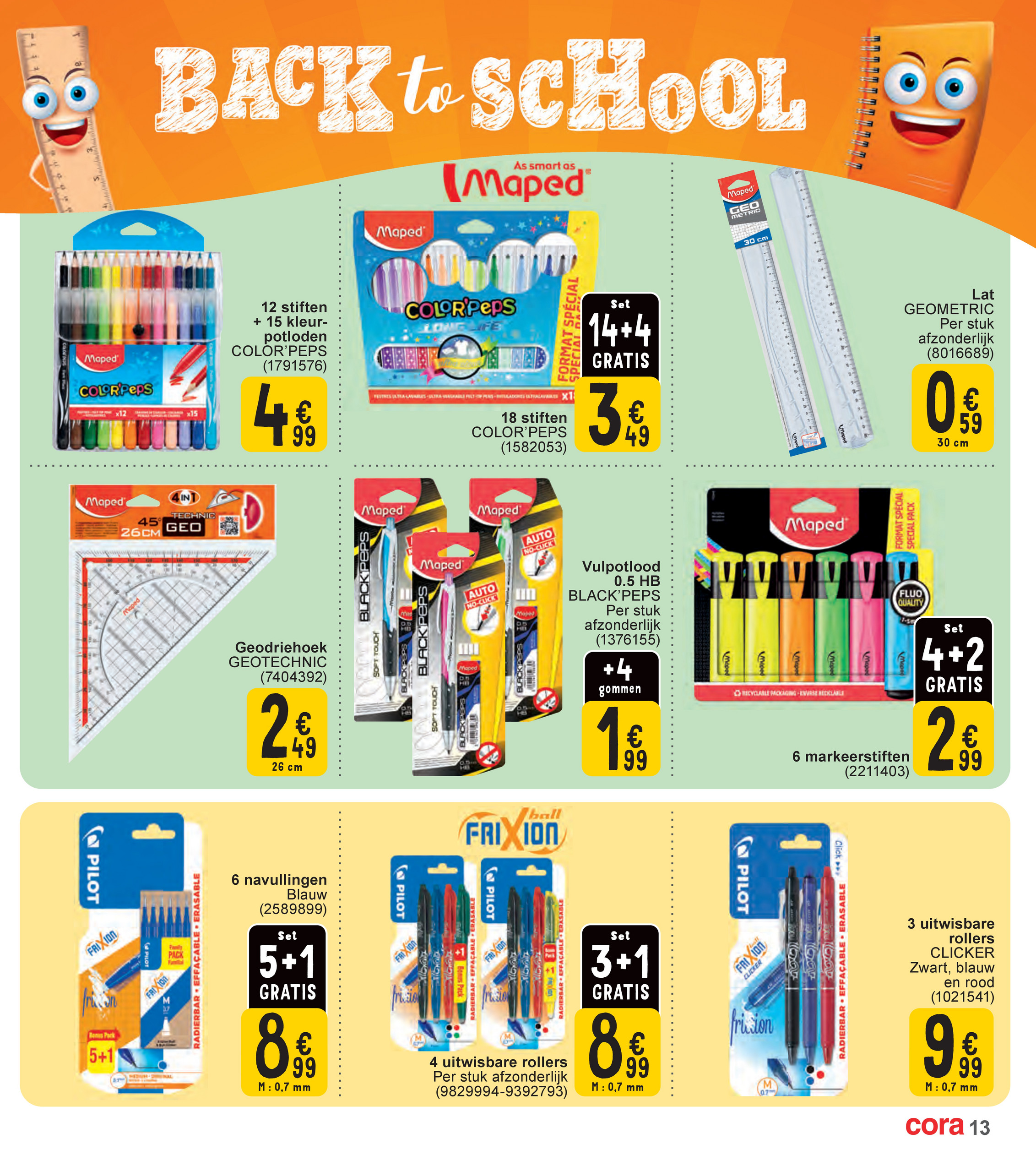 cora - Cora - Back to school folder geldig vanaf 29/07 - 30/08 - page: 13