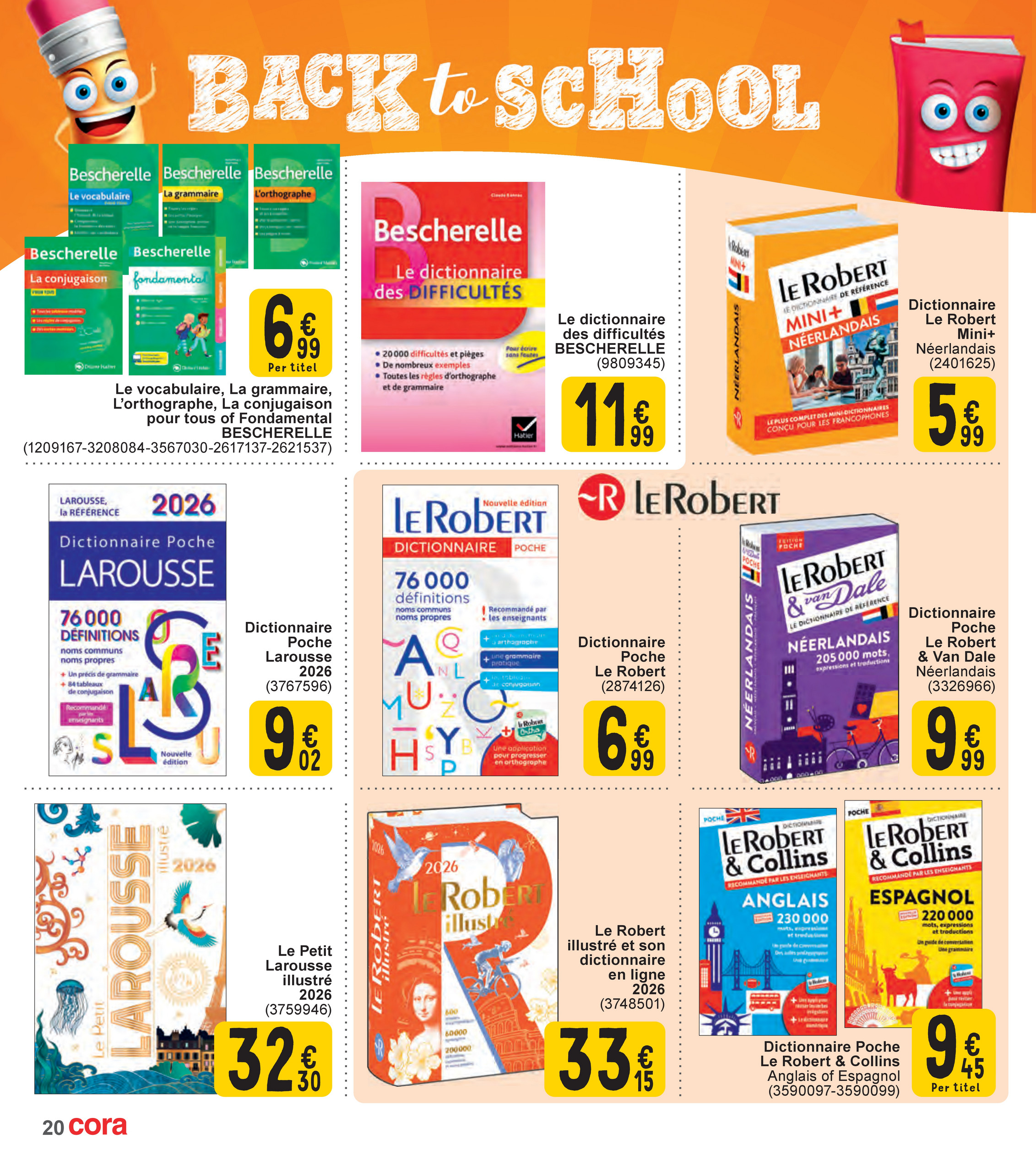 cora - Cora - Back to school folder geldig vanaf 29/07 - 30/08 - page: 20