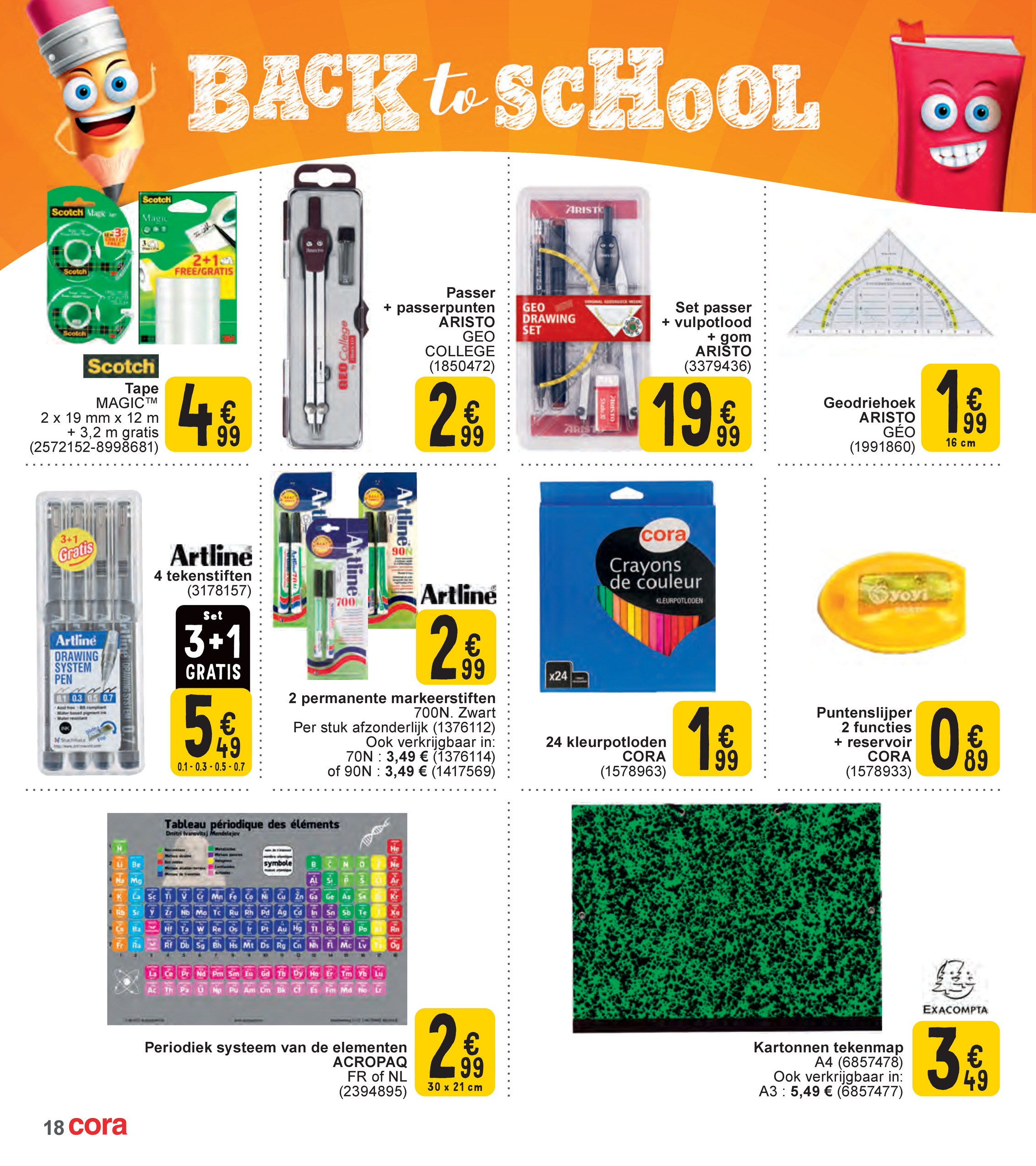 cora - Cora - Back to school folder geldig vanaf 29/07 - 30/08 - page: 18