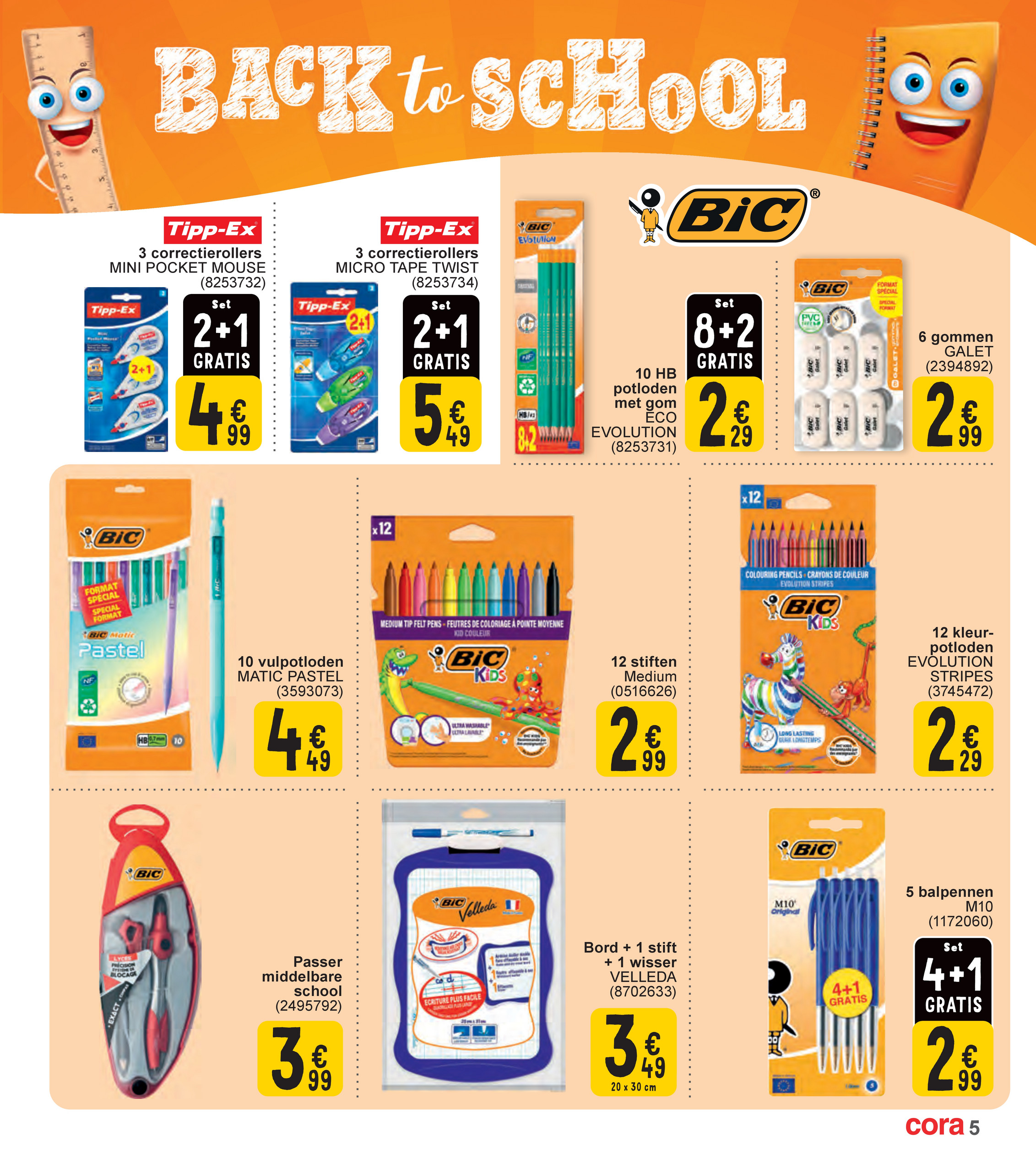 cora - Cora - Back to school folder geldig vanaf 29/07 - 30/08 - page: 5