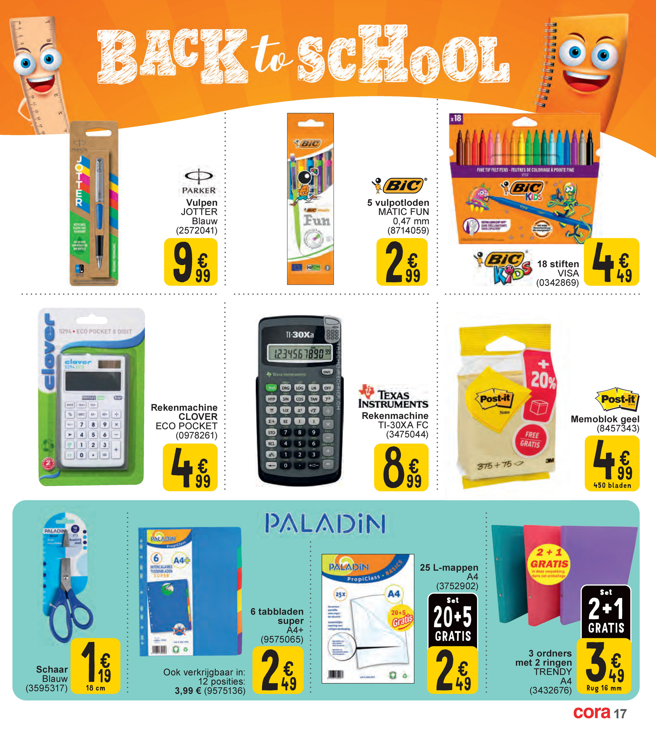 cora - Cora - Back to school folder geldig vanaf 29/07 - 30/08 - page: 17