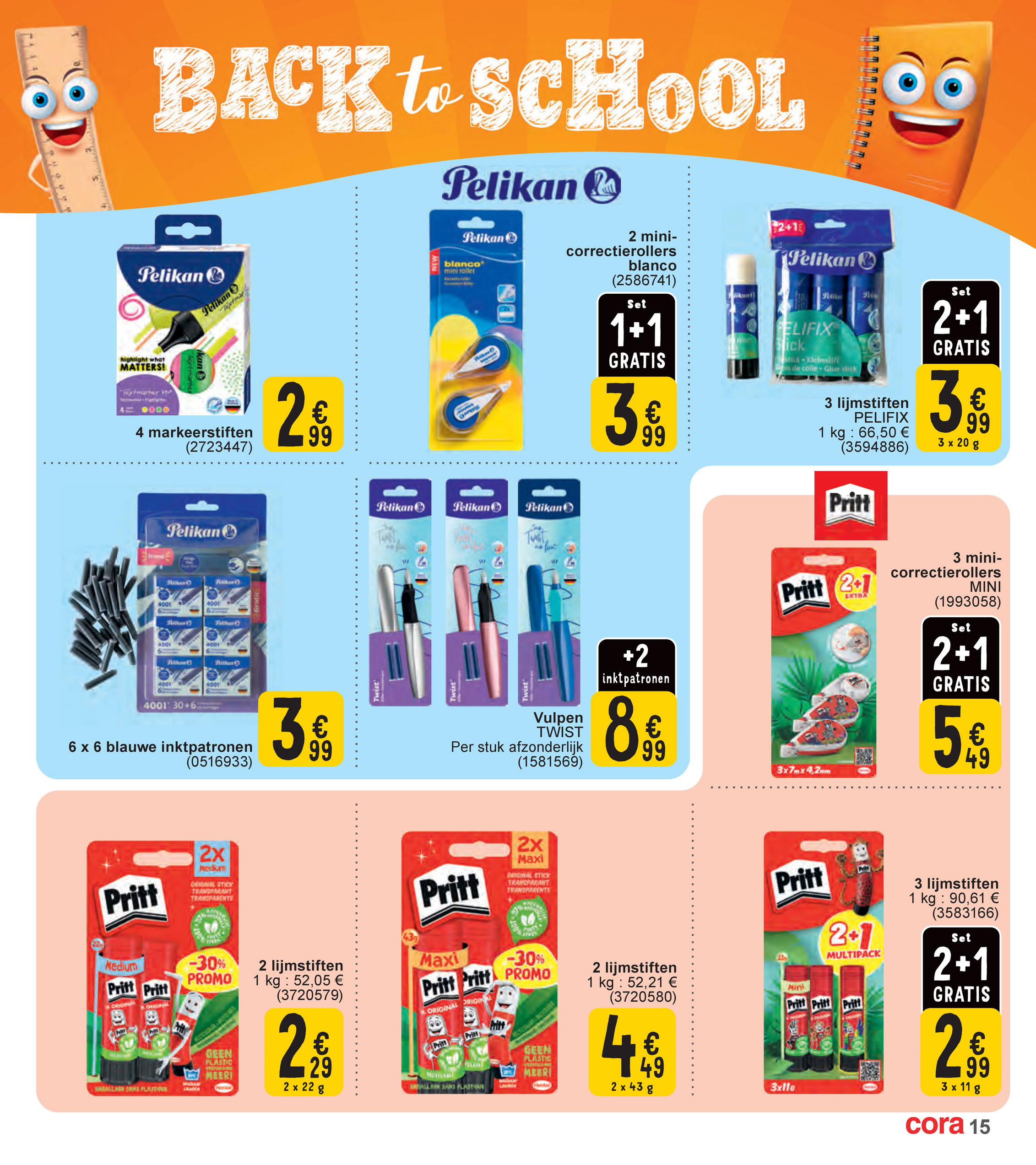 cora - Cora - Back to school folder geldig vanaf 29/07 - 30/08 - page: 15