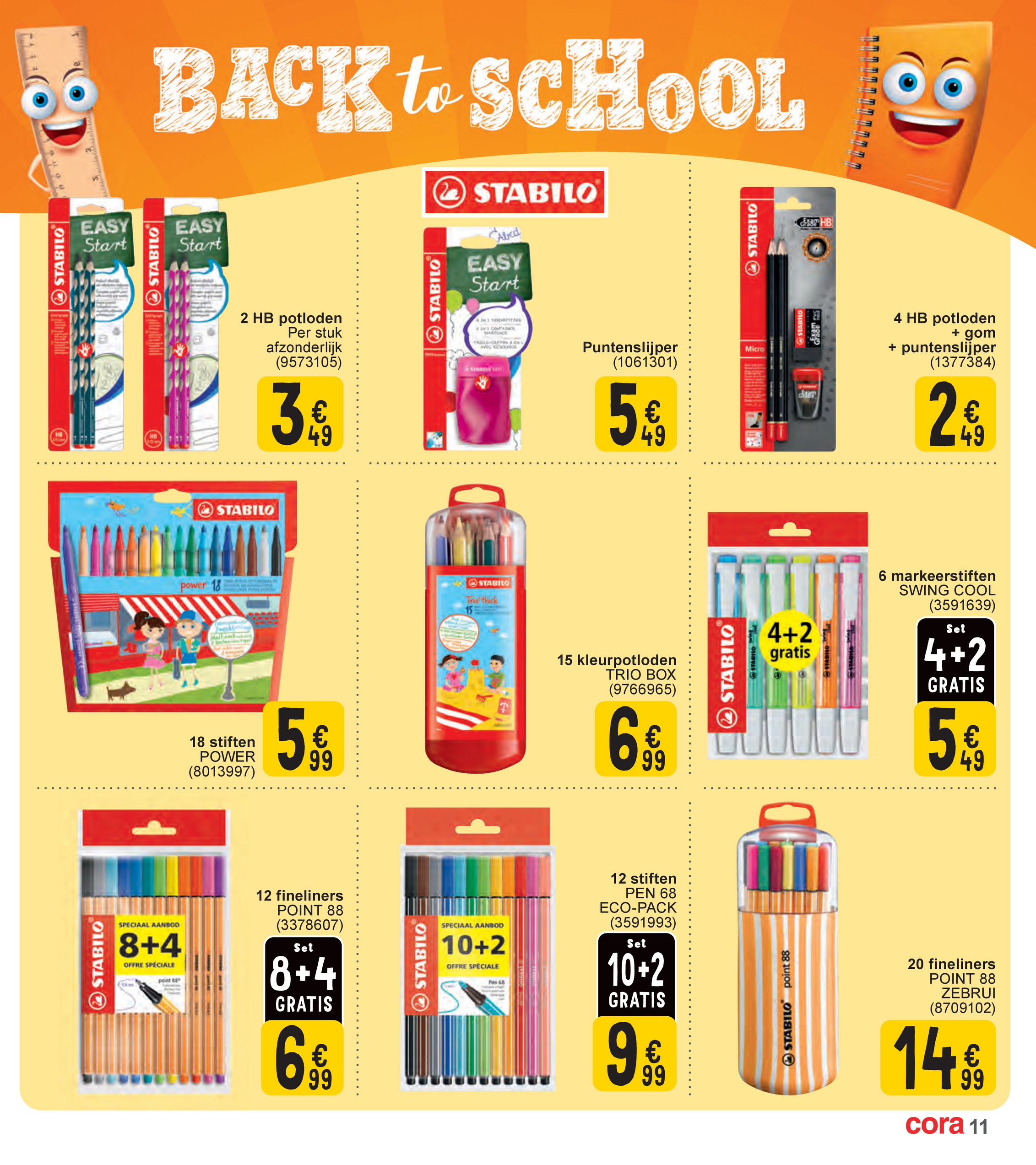 cora - Cora - Back to school folder geldig vanaf 29/07 - 30/08 - page: 11