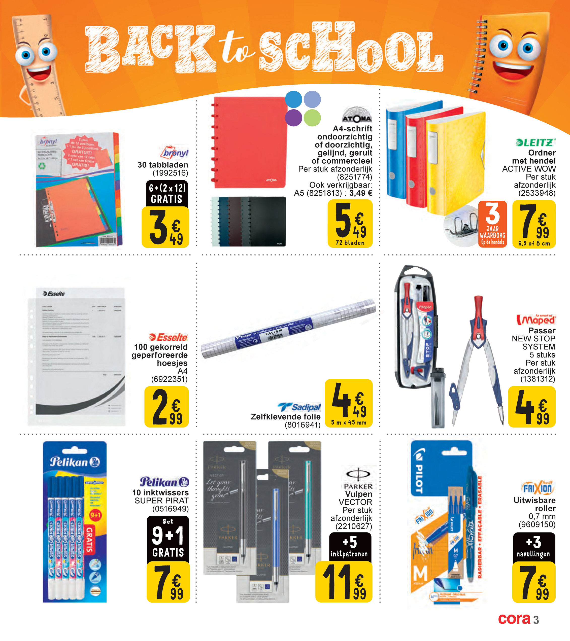 cora - Cora - Back to school folder geldig vanaf 29/07 - 30/08 - page: 3